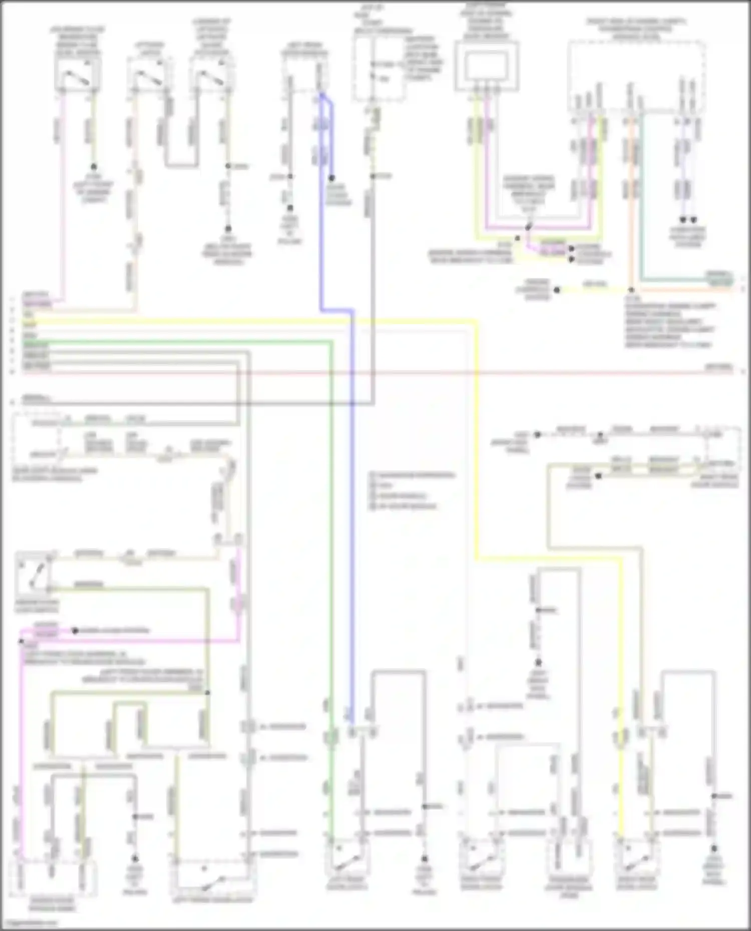 Wiring diagram liftgate latch for Lincoln Navigator IV (2017-2022) (4 of 6)