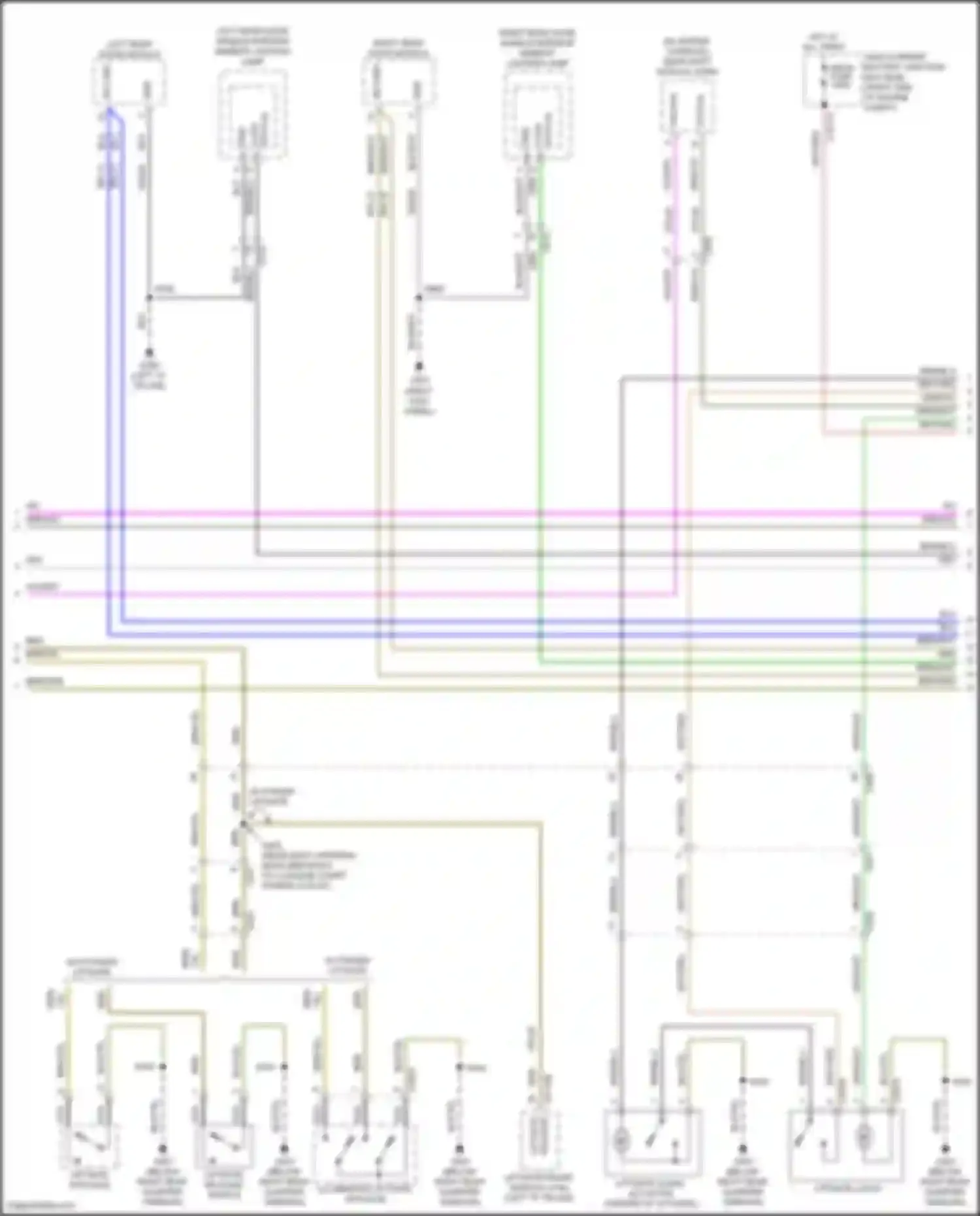 Wiring diagram liftgate latch for Lincoln Navigator IV (2017-2022) (2 of 6)