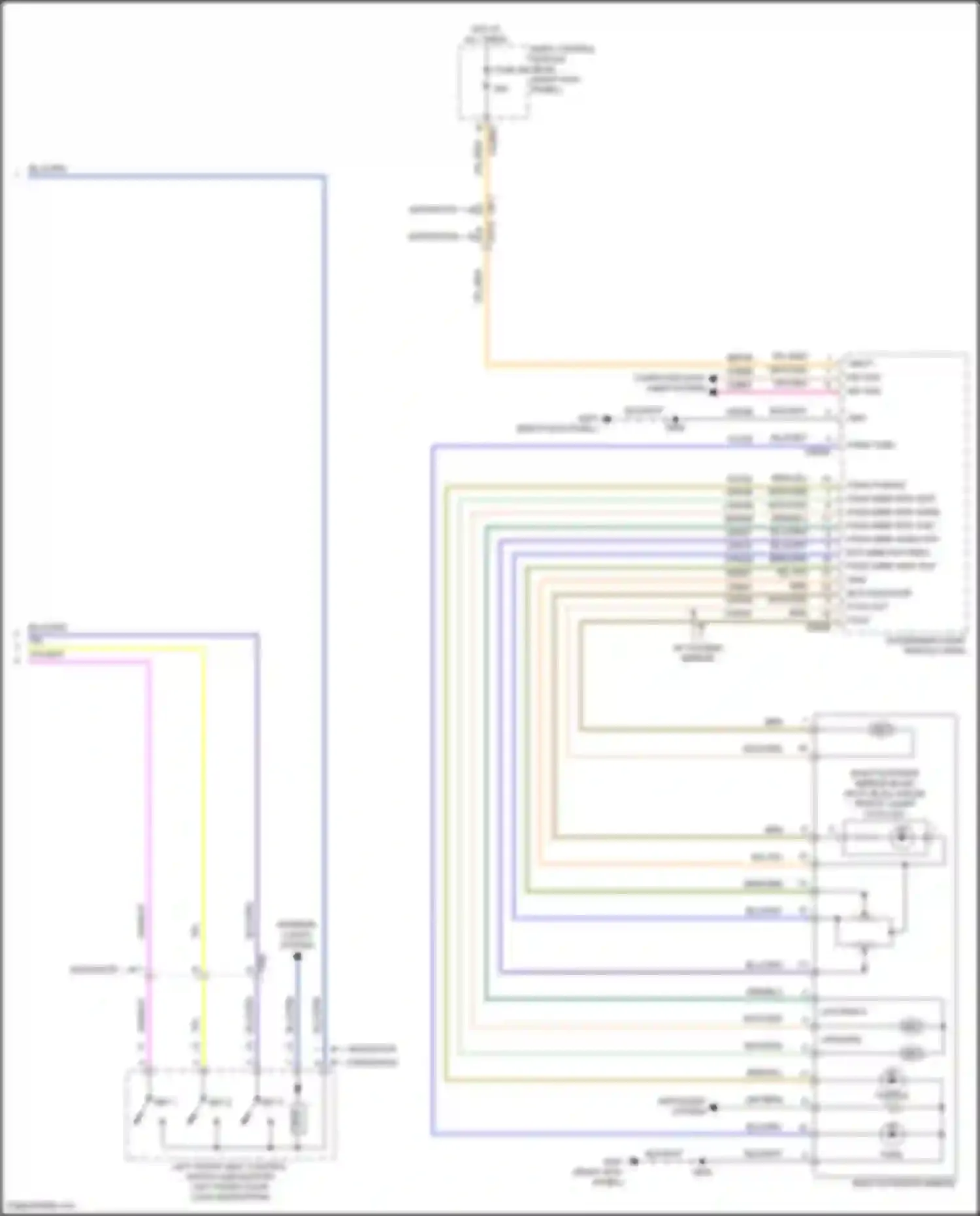 Wiring diagram pass puddle for Lincoln Navigator IV (2017-2022) (2 of 3)
