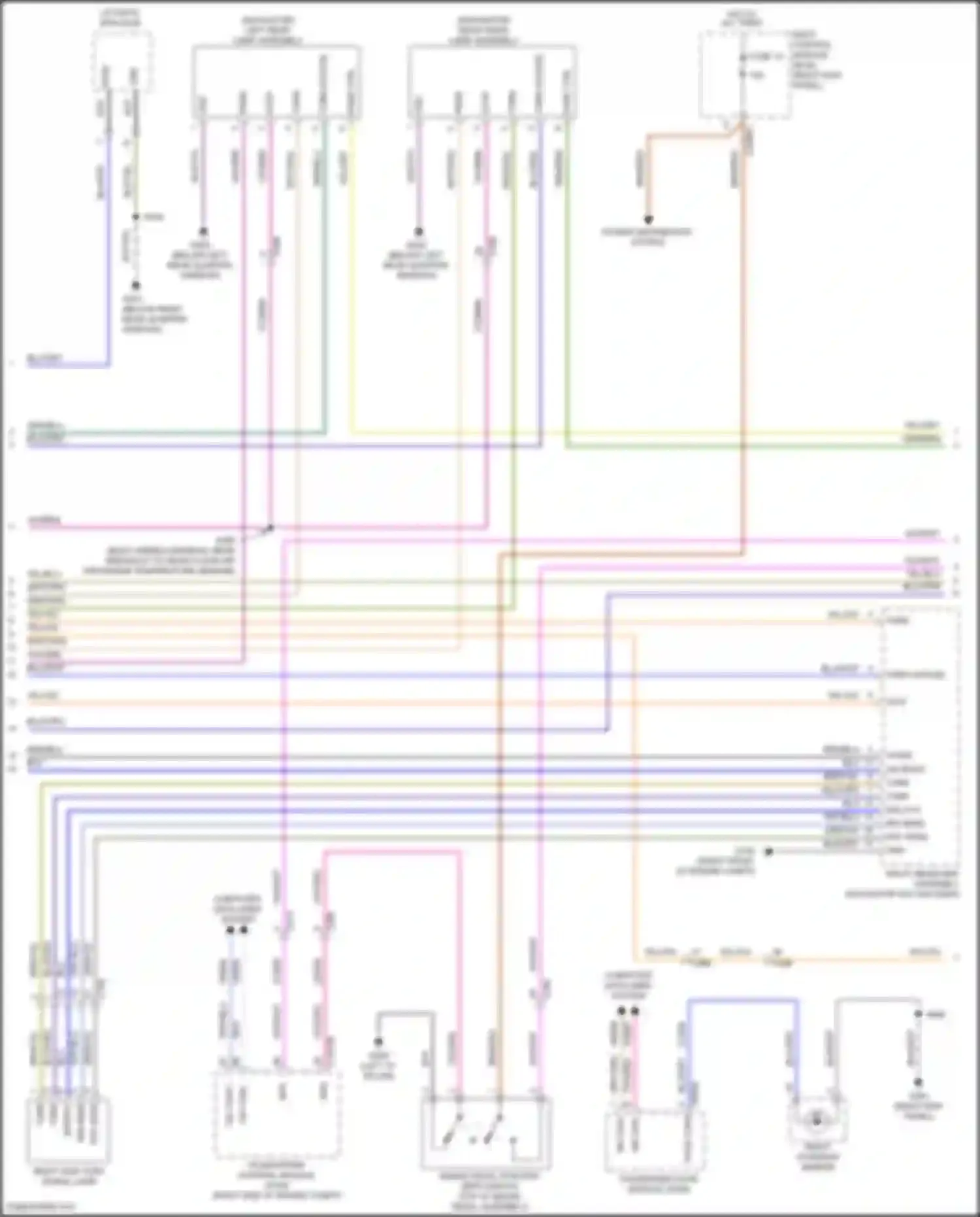 Wiring diagram power distribution system for Lincoln Navigator IV (2017-2022) (14 of 21)