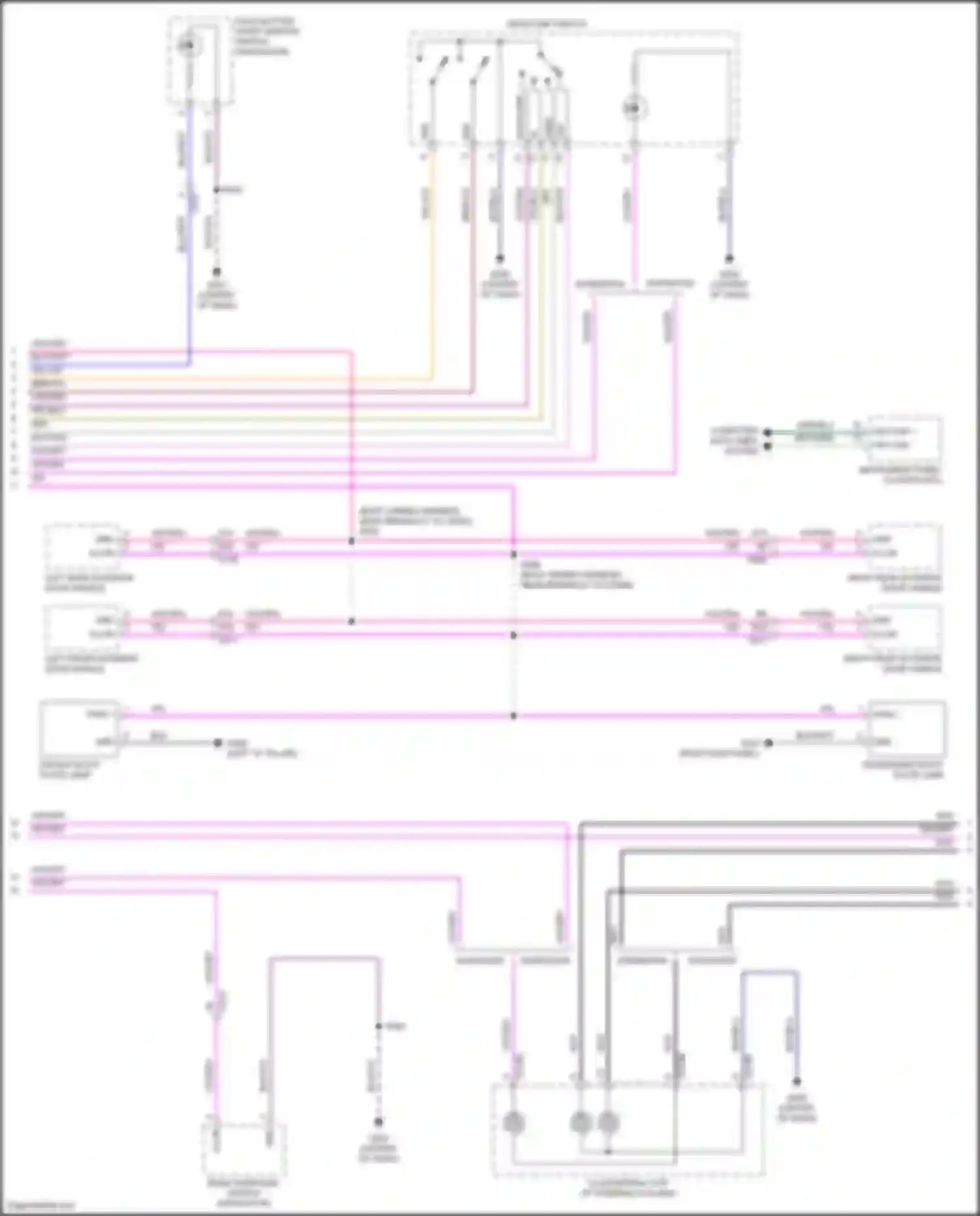 Wiring diagram push button start ignition switch for Lincoln Navigator IV (2017-2022) (3 of 4)