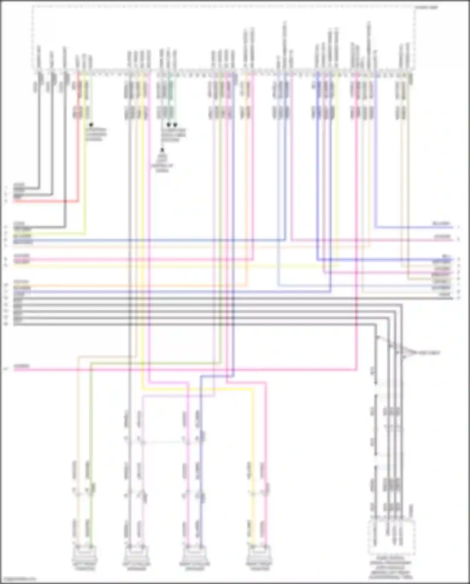 Wiring diagram right d pillar speaker for Lincoln Navigator IV (2017-2022) (1 of 4)