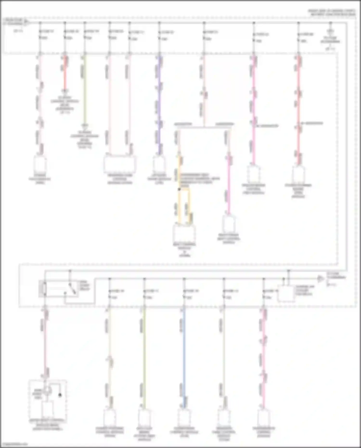 Wiring diagram run/ start relay for Lincoln Navigator IV (2017-2022) (2 of 2)