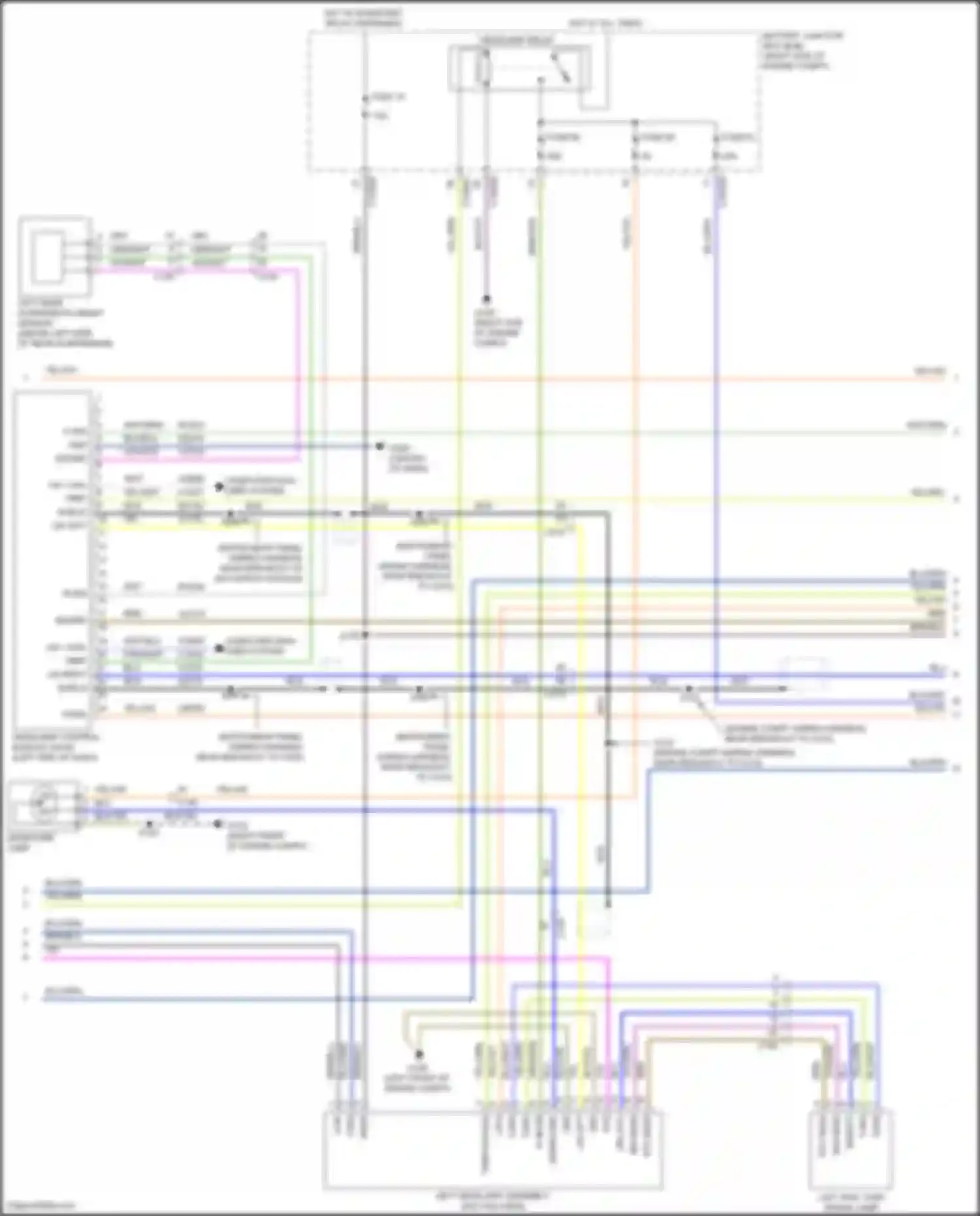 Wiring diagram signature lamp for Lincoln Navigator IV (2017-2022) (2 of 2)
