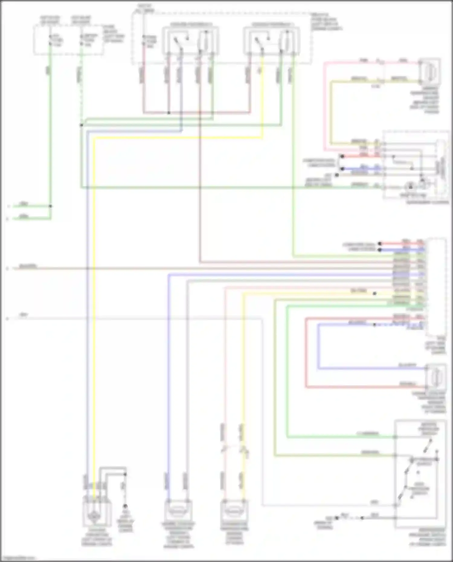 2 Mazda II facelift (2010-2014): Manual a/c circuit (2 of 2)