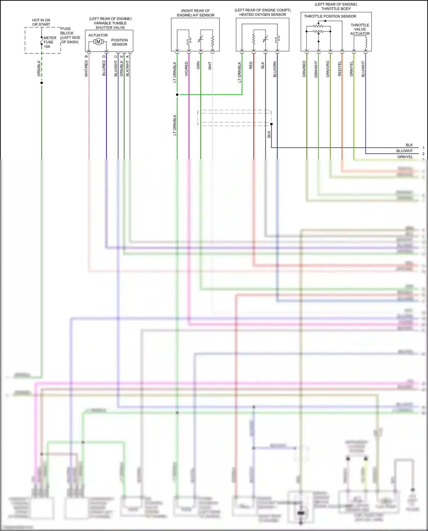 Wiring diagram blk/pnk for Mazda 2 II facelift (2010-2014) (5 of 6)