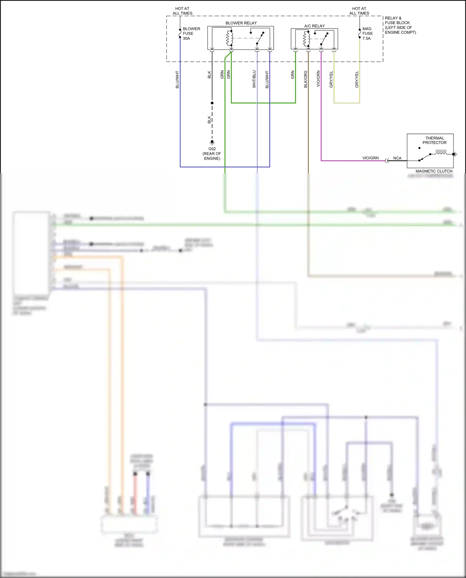 Wiring diagram grn for Mazda 2 II facelift (2010-2014) (15 of 25)