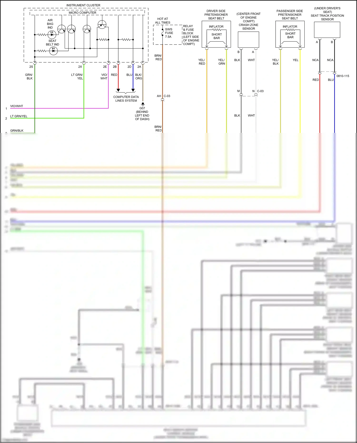 Wiring diagram grn for Mazda 2 II facelift (2010-2014) (19 of 25)