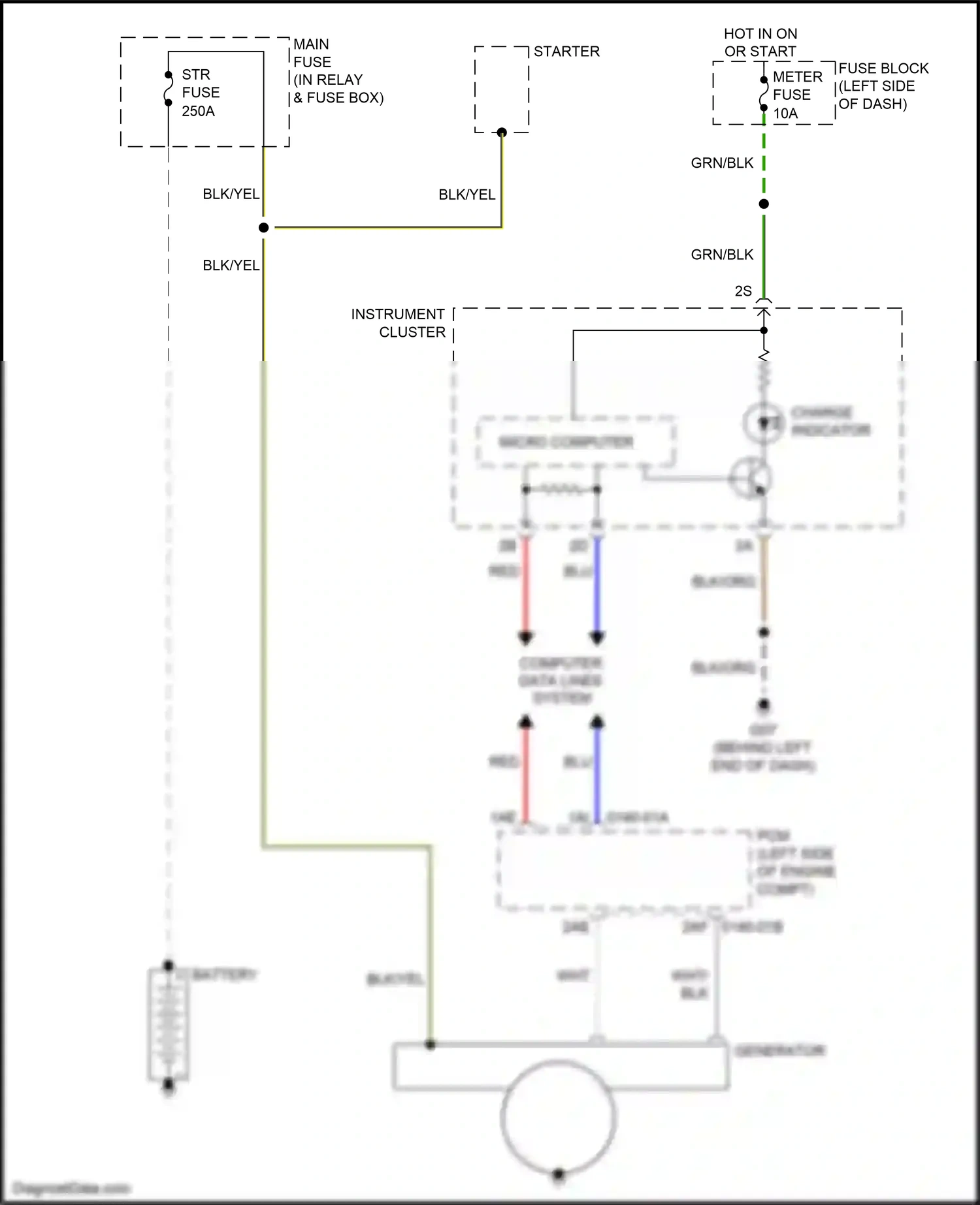Mazda 2 II facelift (2010-2014) pcm wiring diagram  (1 of 10)