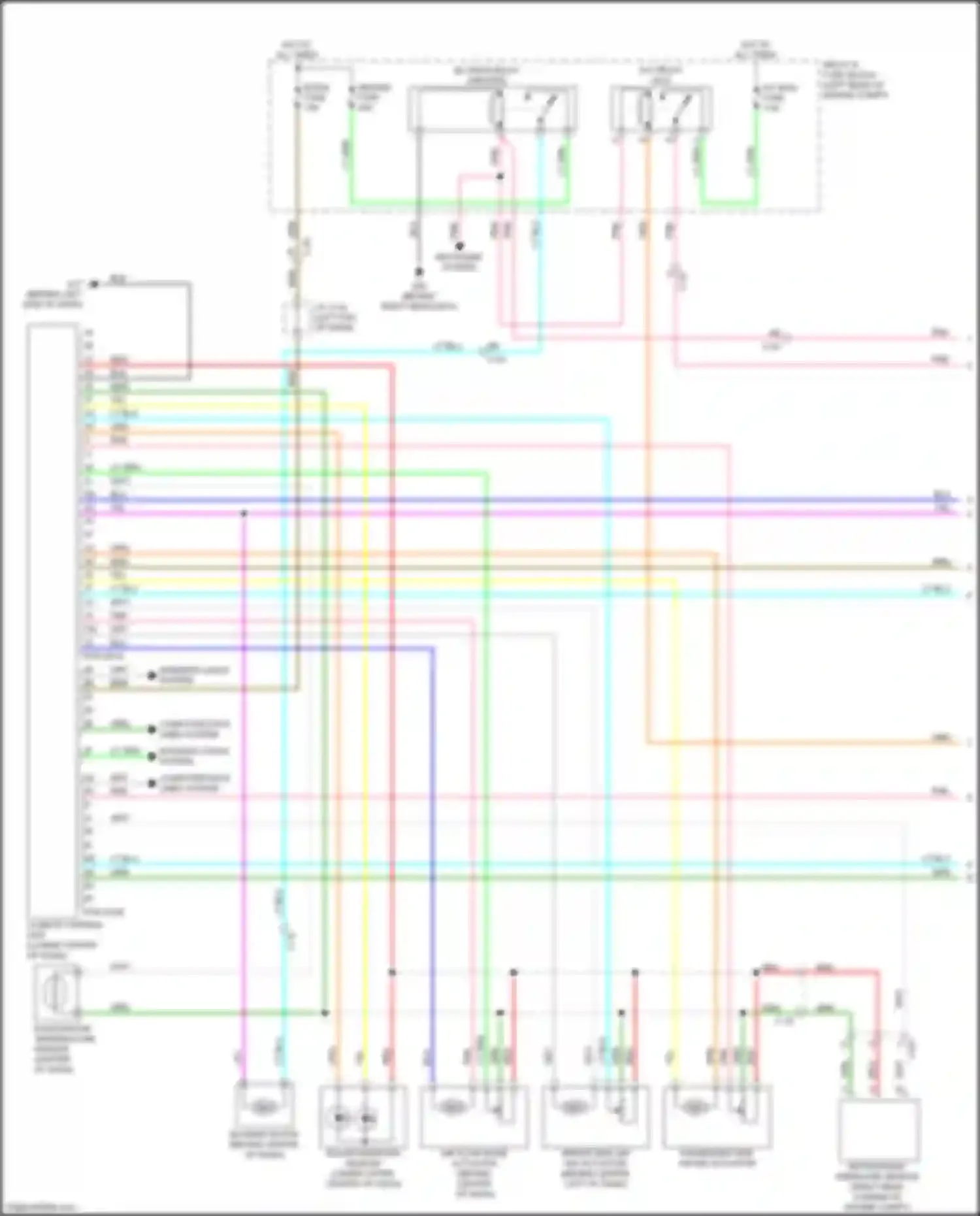 3 MPS Mazda II facelift (2011-2013): Automatic a/c circuit (1 of 2)