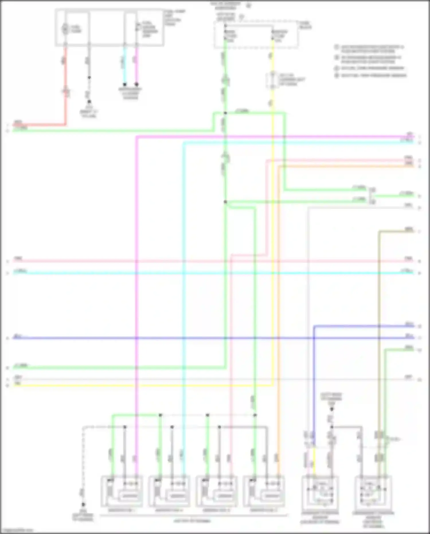 3 MPS Mazda II facelift (2011-2013): Wiring diagram engine performance 2.5l (3 of 4)