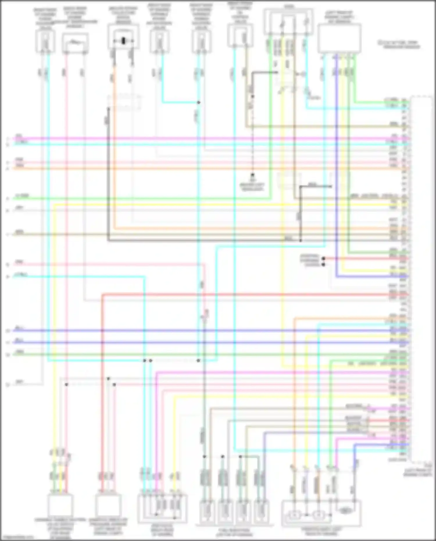3 MPS Mazda II facelift (2011-2013): Wiring diagram engine performance 2.5l (4 of 4)