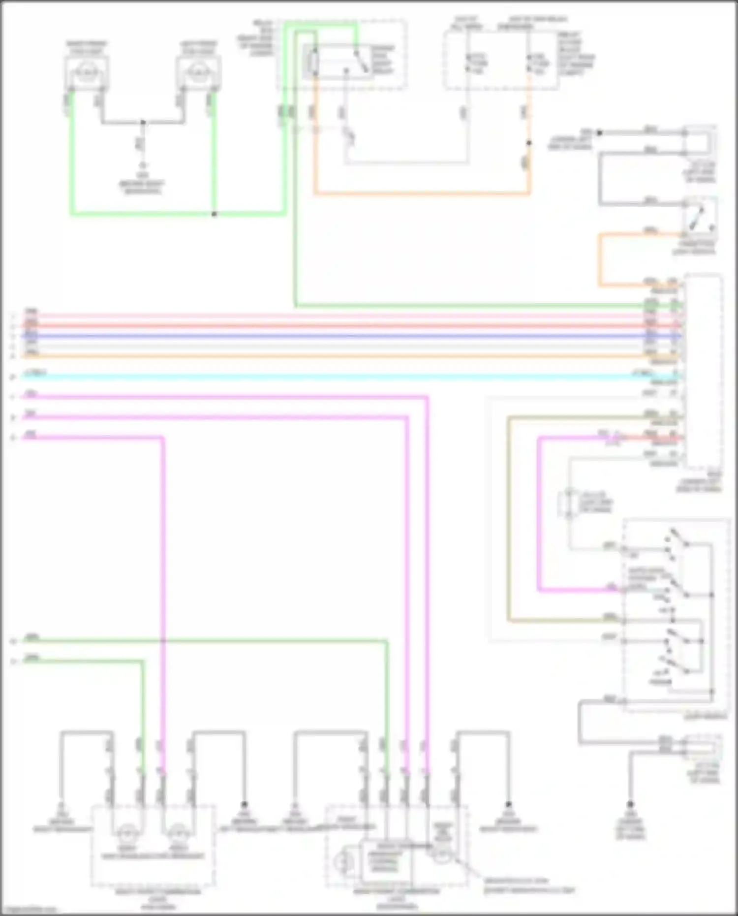3 MPS Mazda II facelift (2011-2013): Headlamps circuit (2 of 2)