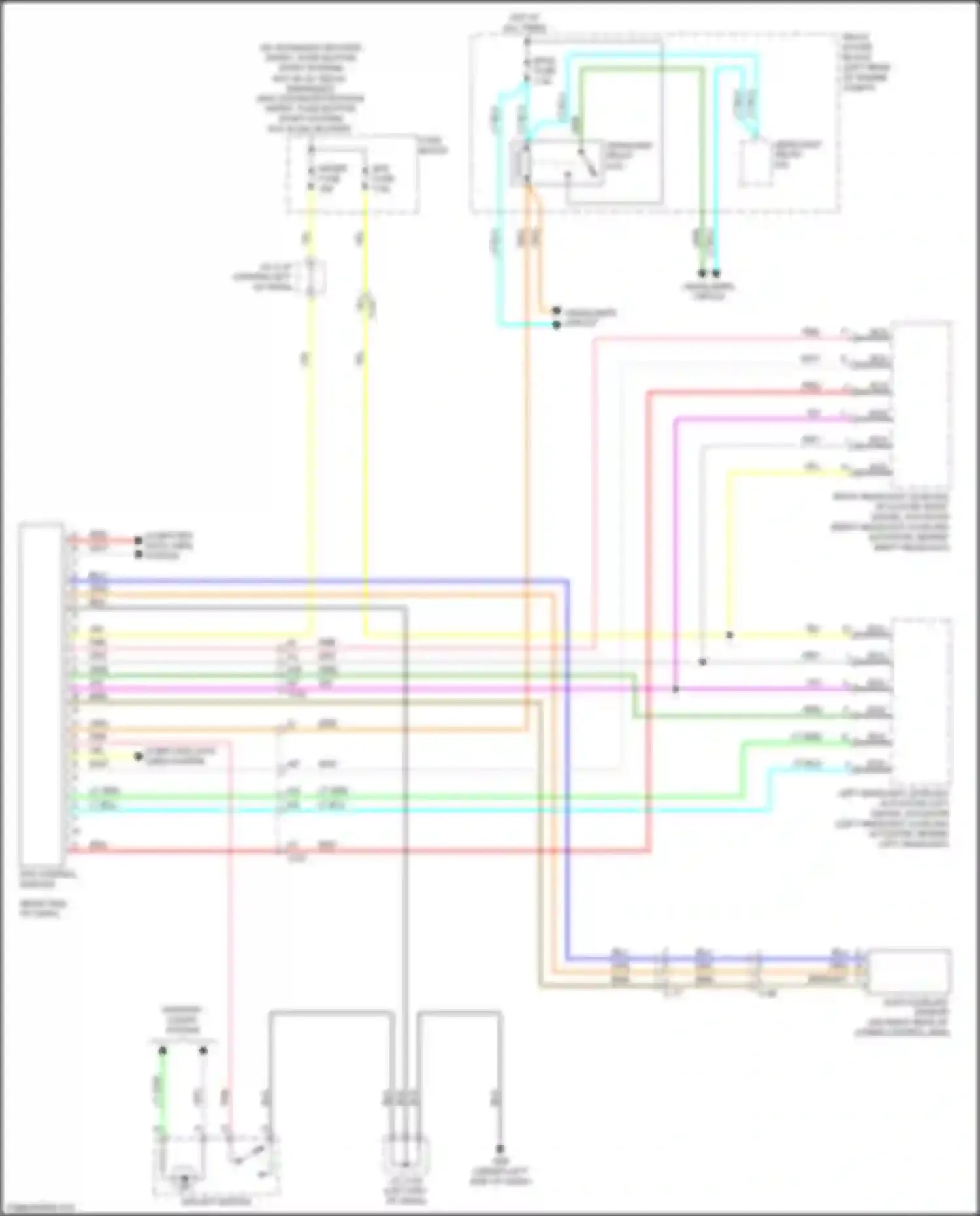 3 MPS Mazda II facelift (2011-2013): Headlamps leveling circuit