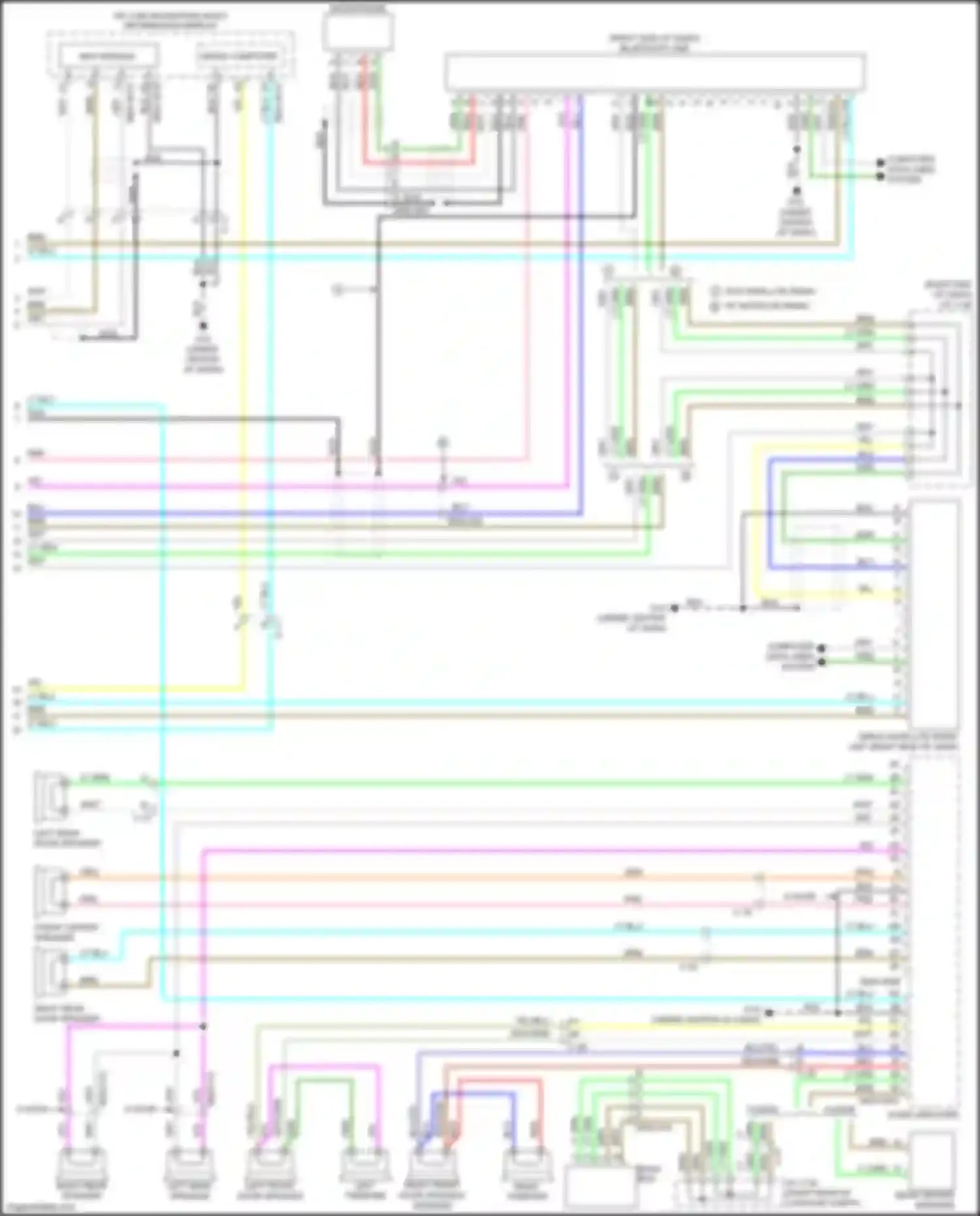 3 MPS Mazda II facelift (2011-2013): Radio circuit, w/ bose (2 of 2)