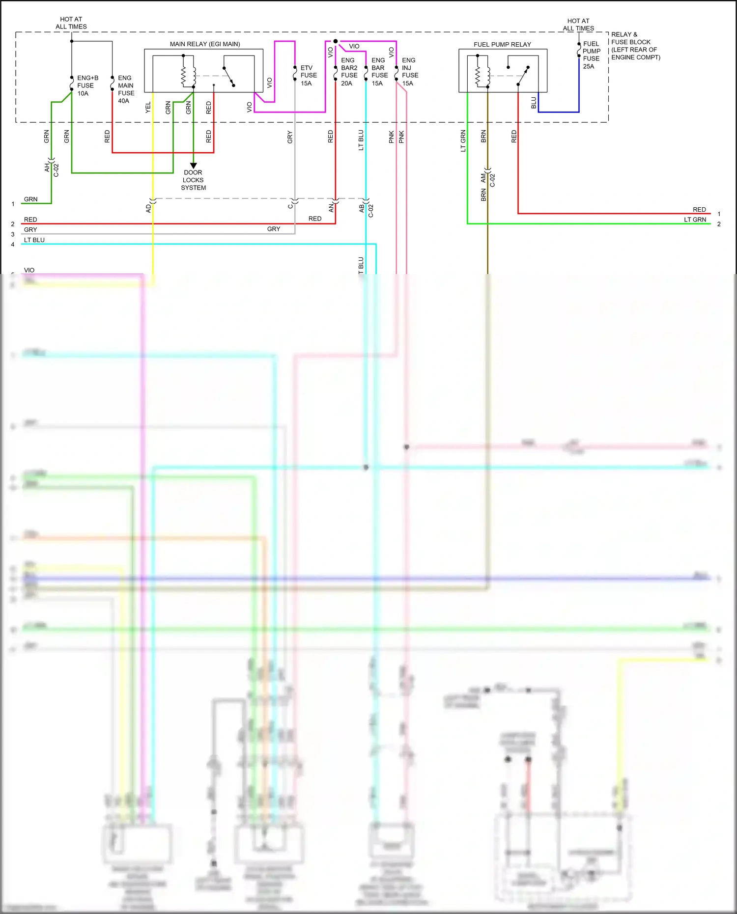 Mazda 3 MPS II facelift (2011-2013) check engine ind wiring diagram  (2 of 5)