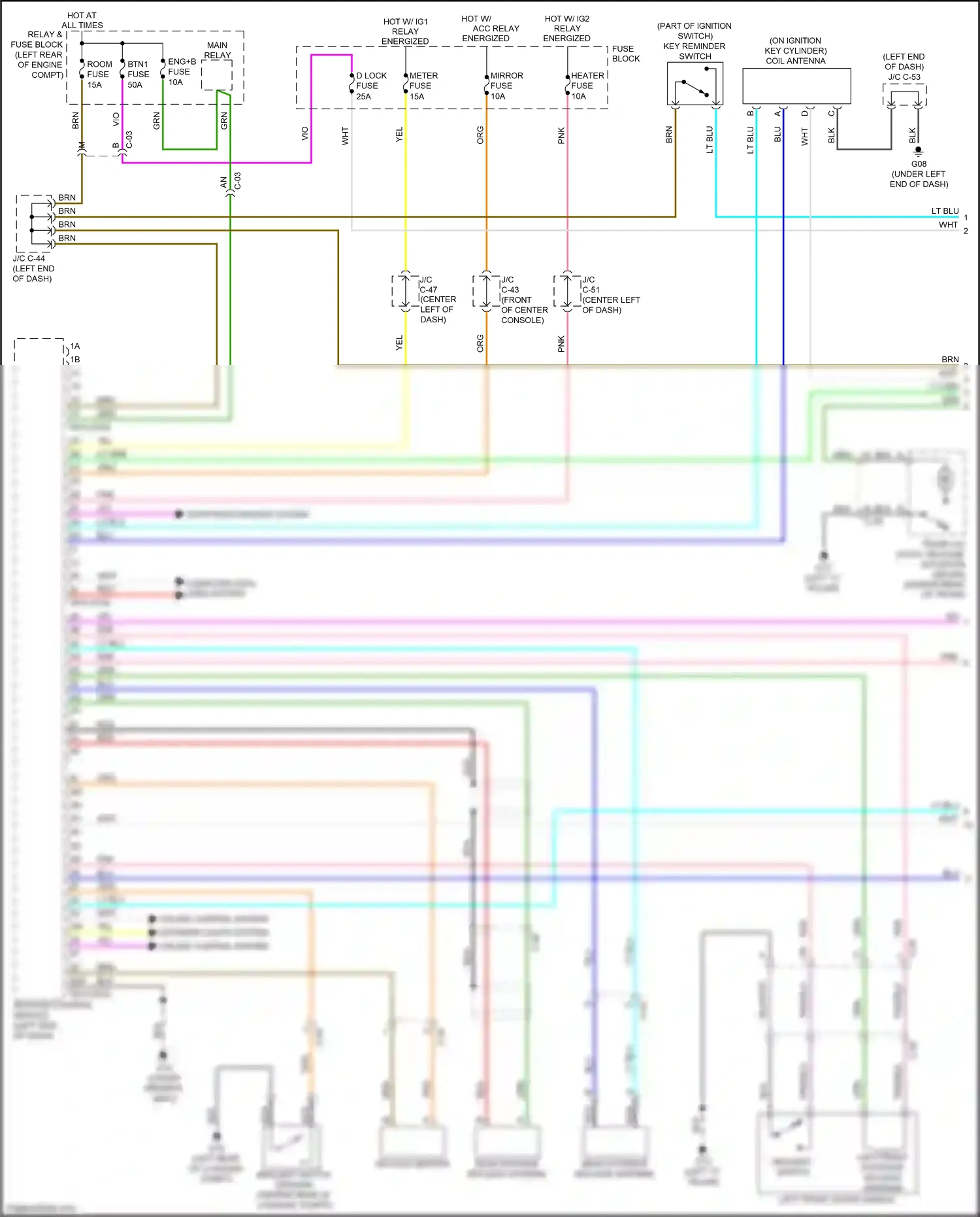 Mazda 3 MPS II facelift (2011-2013) computer data lines system wiring diagram  (23 of 58)