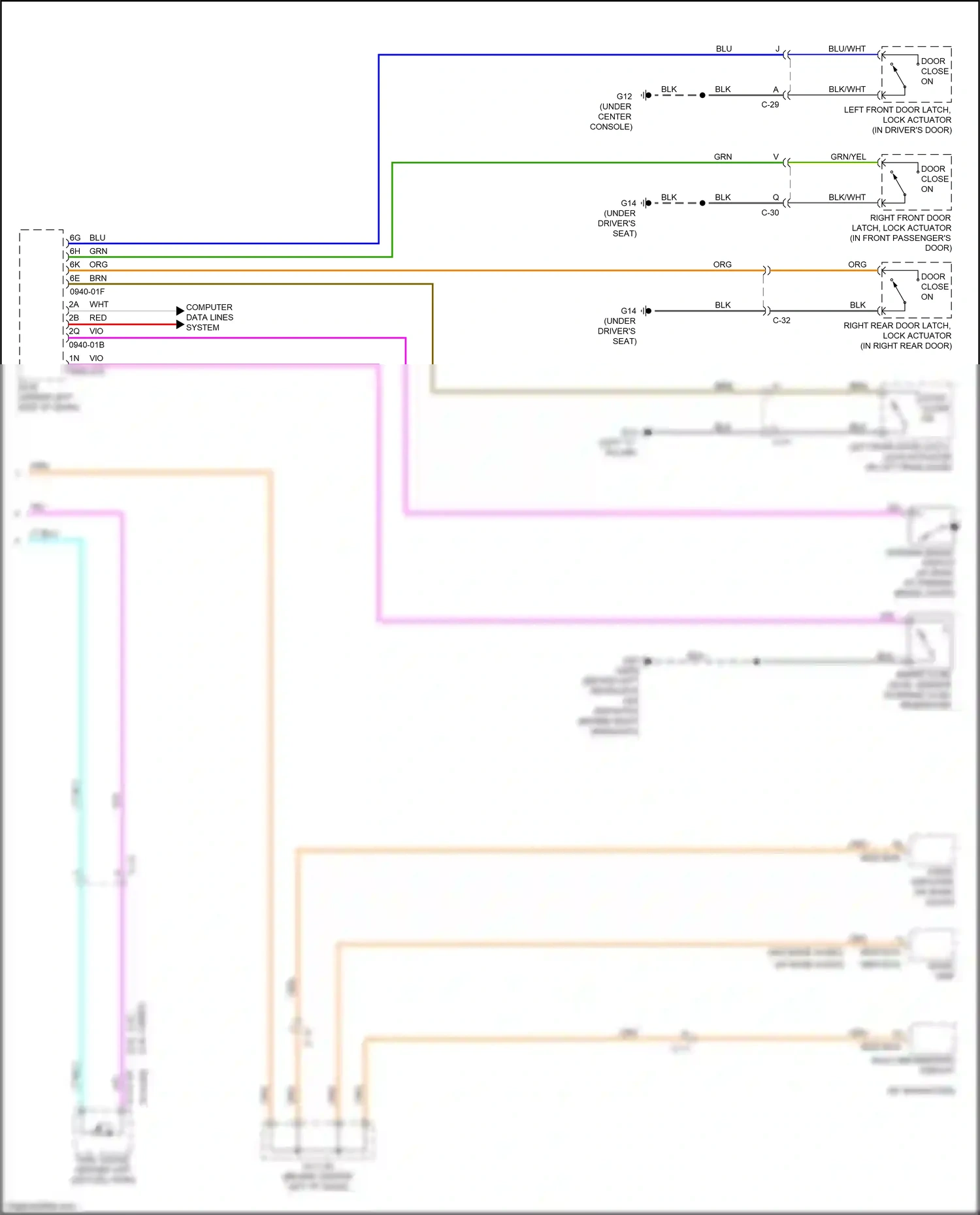 Mazda 3 MPS II facelift (2011-2013) computer data lines system wiring diagram  (35 of 58)