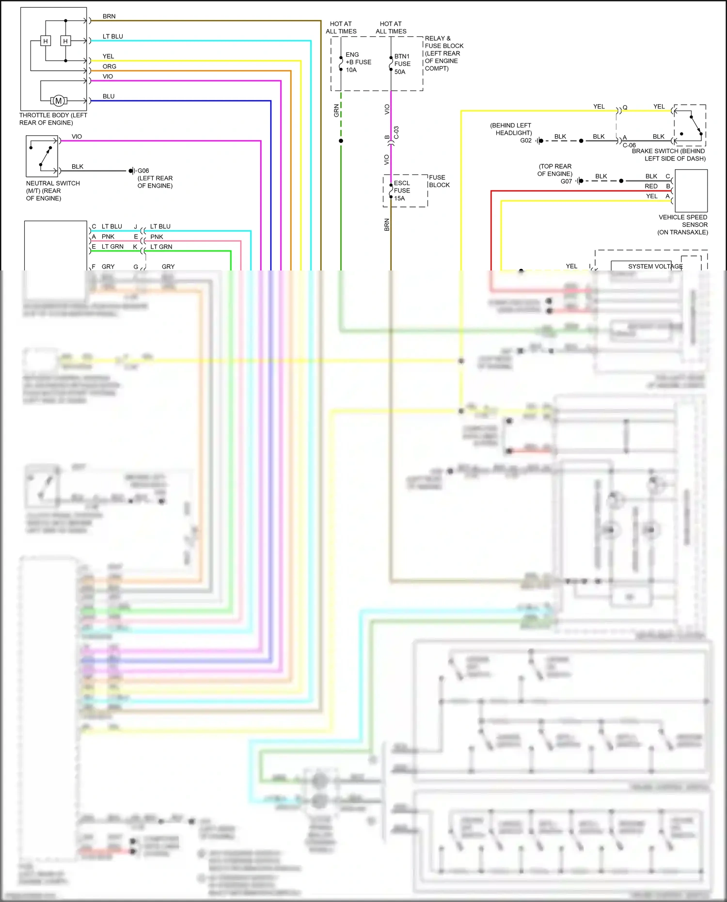 Mazda 3 MPS II facelift (2011-2013) keyless control module wiring diagram  (12 of 23)