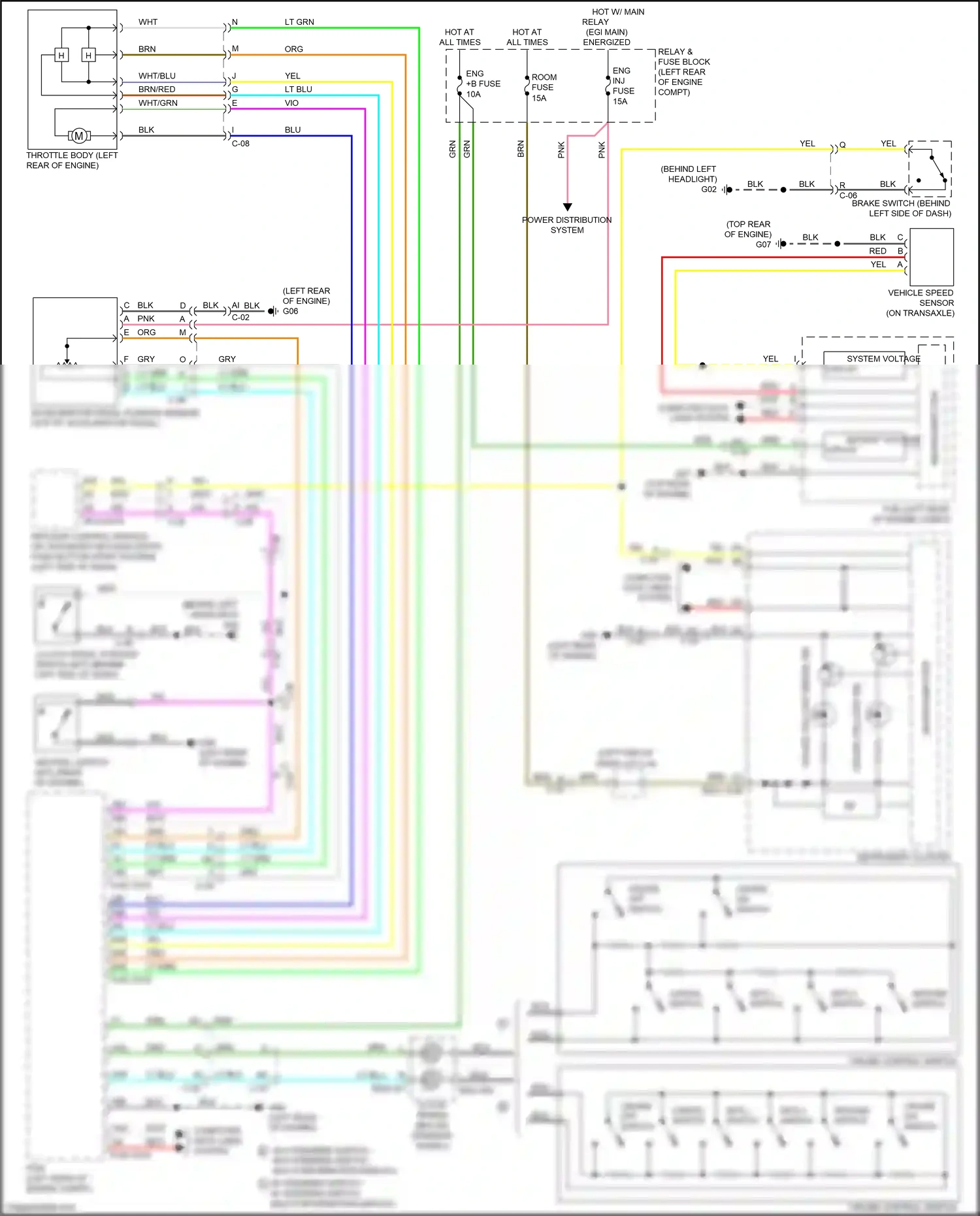 Mazda 3 MPS II facelift (2011-2013) w/ advanced keyless entry, push button start system wiring diagram  (21 of 29)
