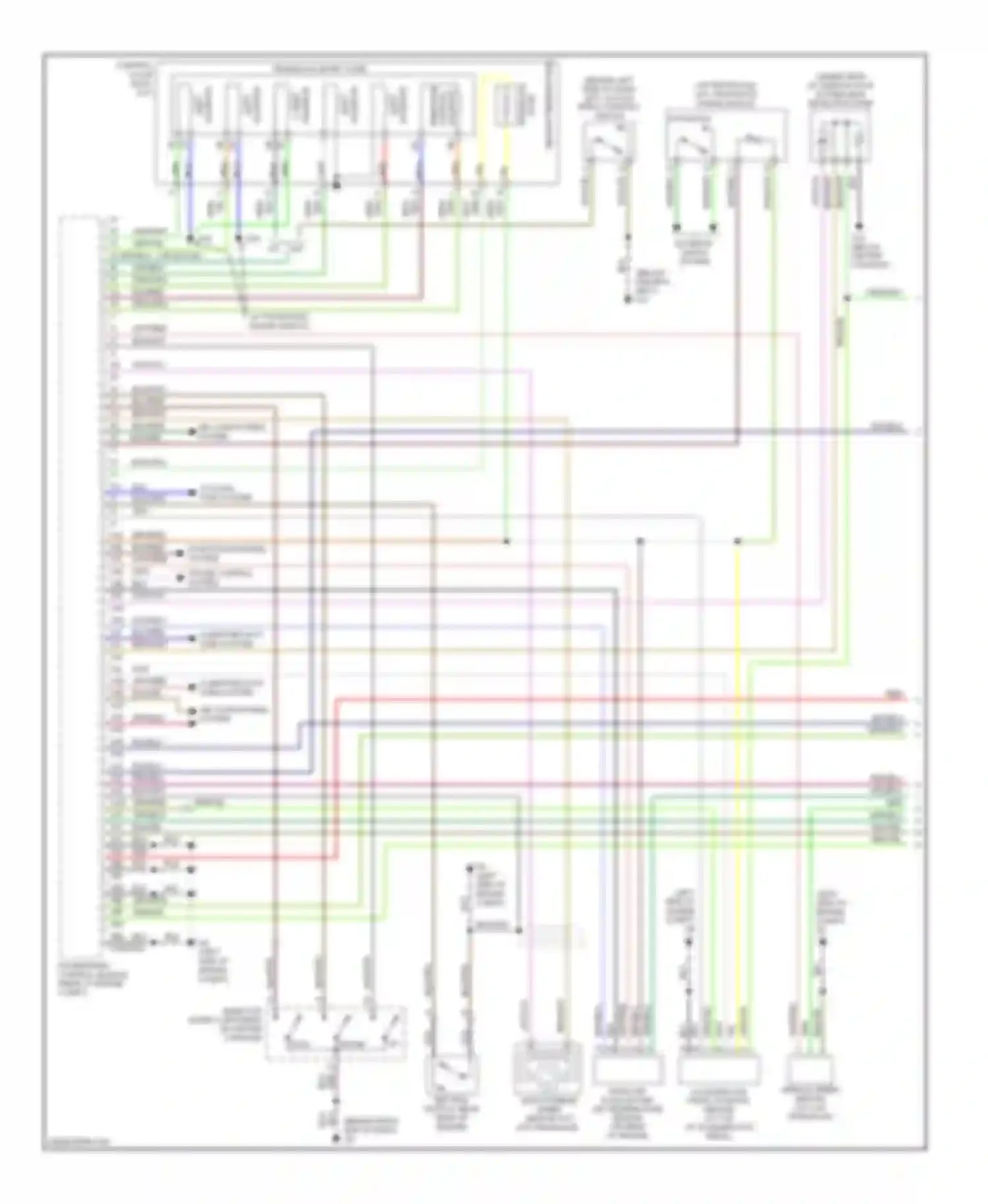 3 Mazda BK facelift (2006-2009): Wiring diagram engine performance 2.0l, except california (1 of 4)