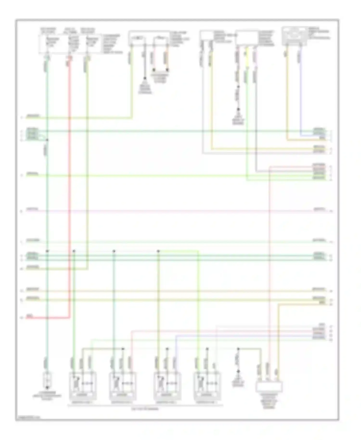 3 Mazda BK facelift (2006-2009): Wiring diagram engine performance 2.0l, except california (3 of 4)