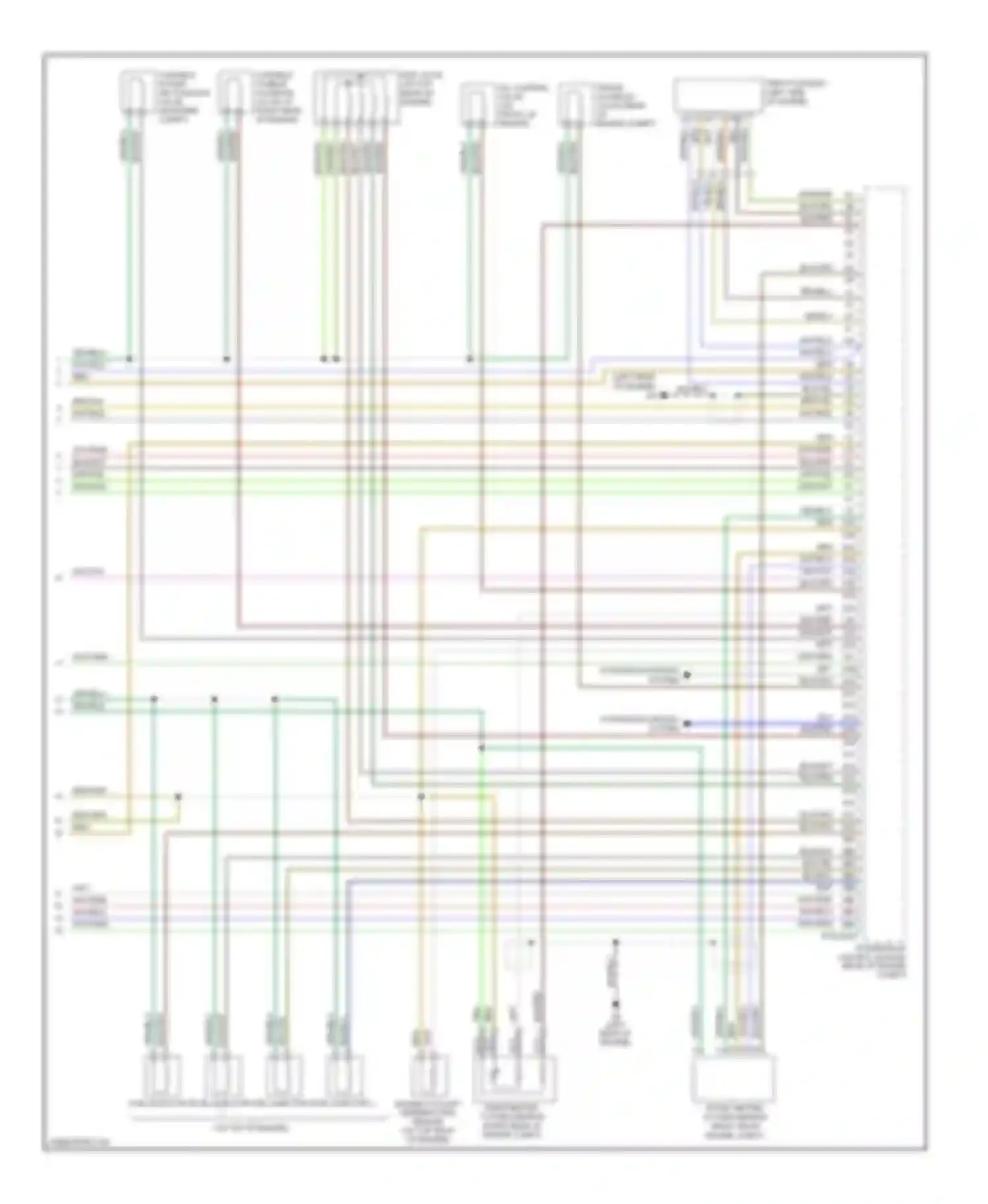 3 Mazda BK facelift (2006-2009): Wiring diagram engine performance 2.0l, except california (4 of 4)