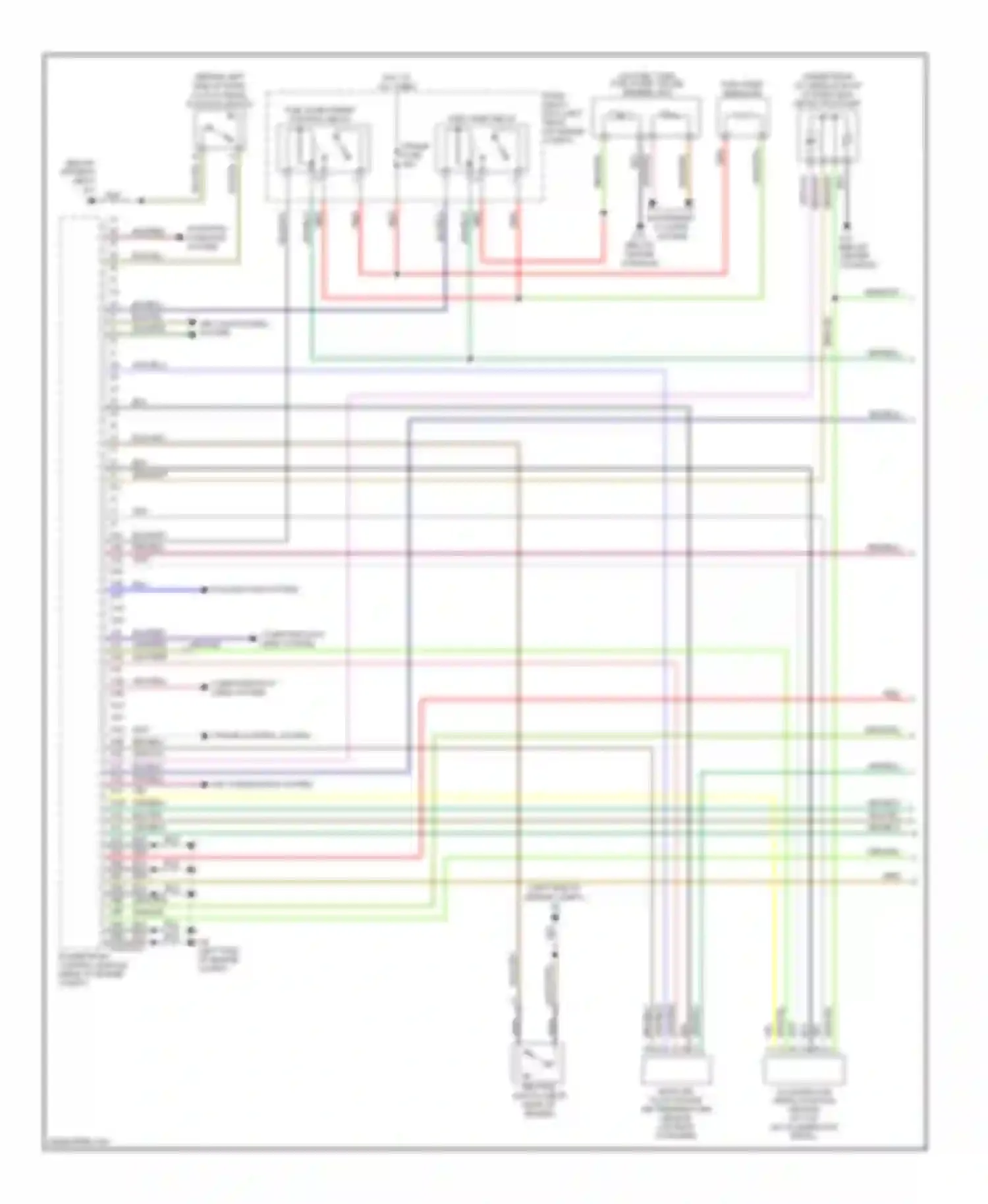 3 Mazda BK facelift (2006-2009): Wiring diagram engine performance 2.3l turbo (1 of 4)