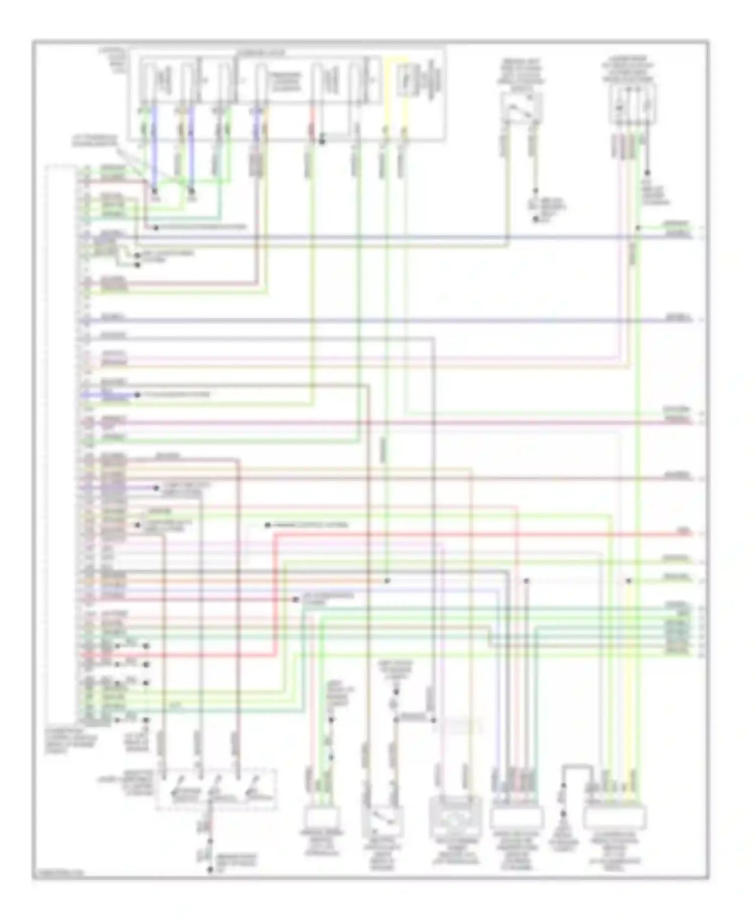 3 Mazda BK facelift (2006-2009): Wiring diagram engine performance 2.3l, california (1 of 4)