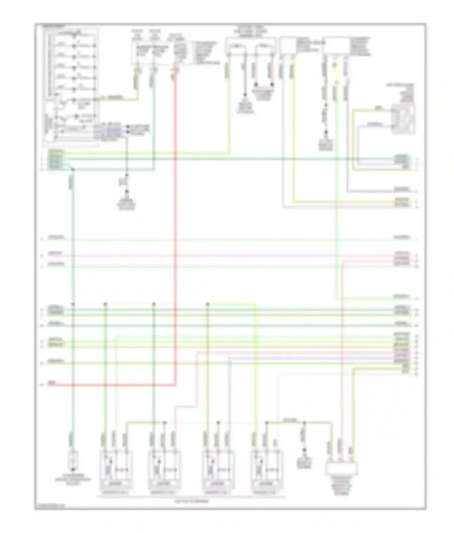 3 Mazda BK facelift (2006-2009): Wiring diagram engine performance 2.3l, california (3 of 4)