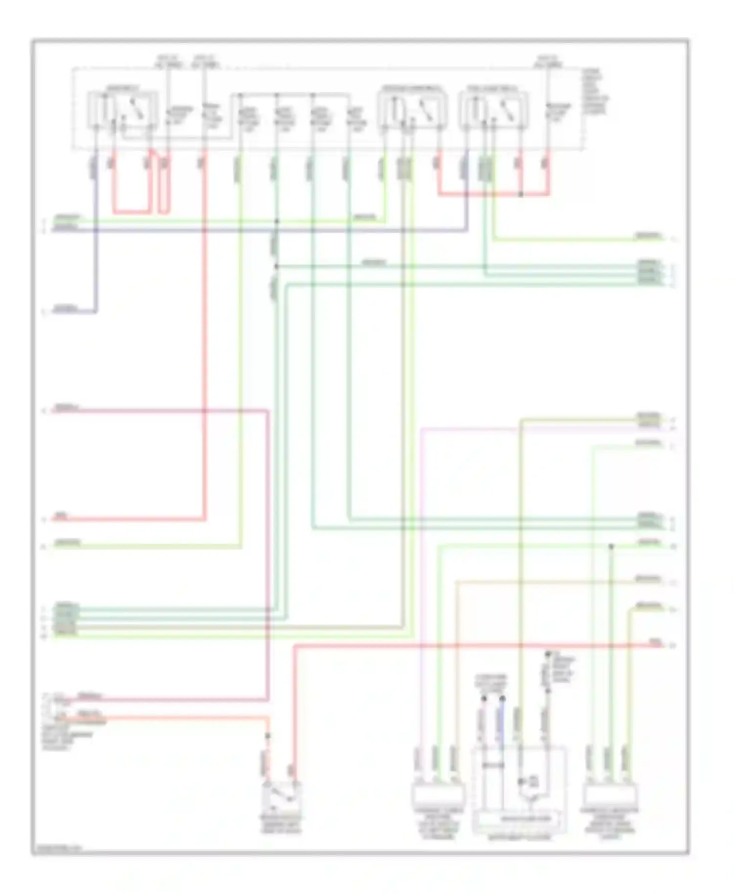3 Mazda BK facelift (2006-2009): Wiring diagram engine performance 2.3l, except california (2 of 4)