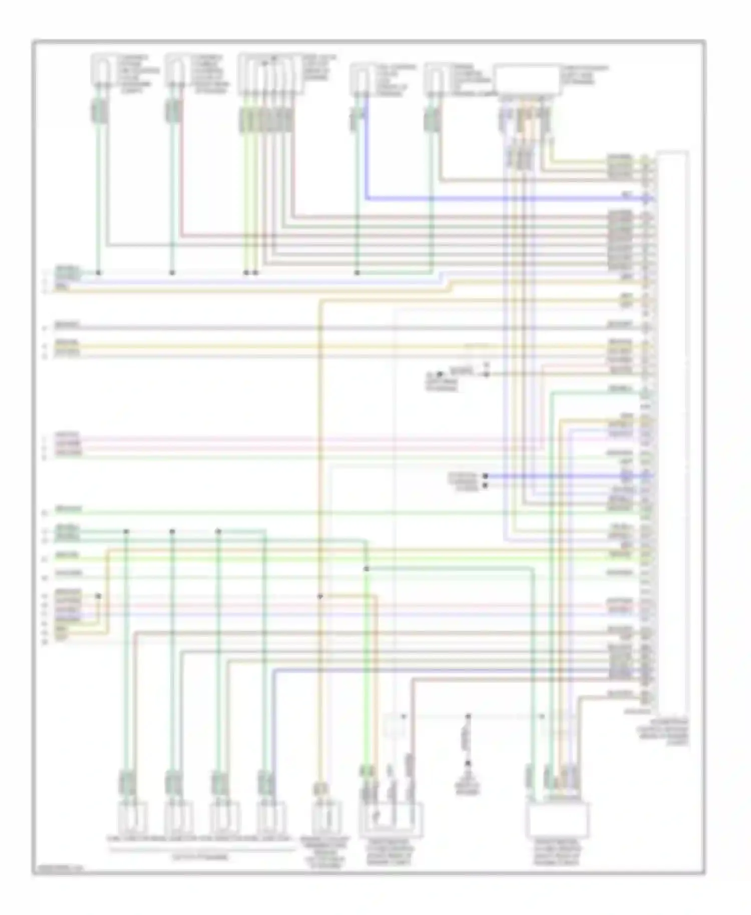 3 Mazda BK facelift (2006-2009): Wiring diagram engine performance 2.3l, except california (4 of 4)