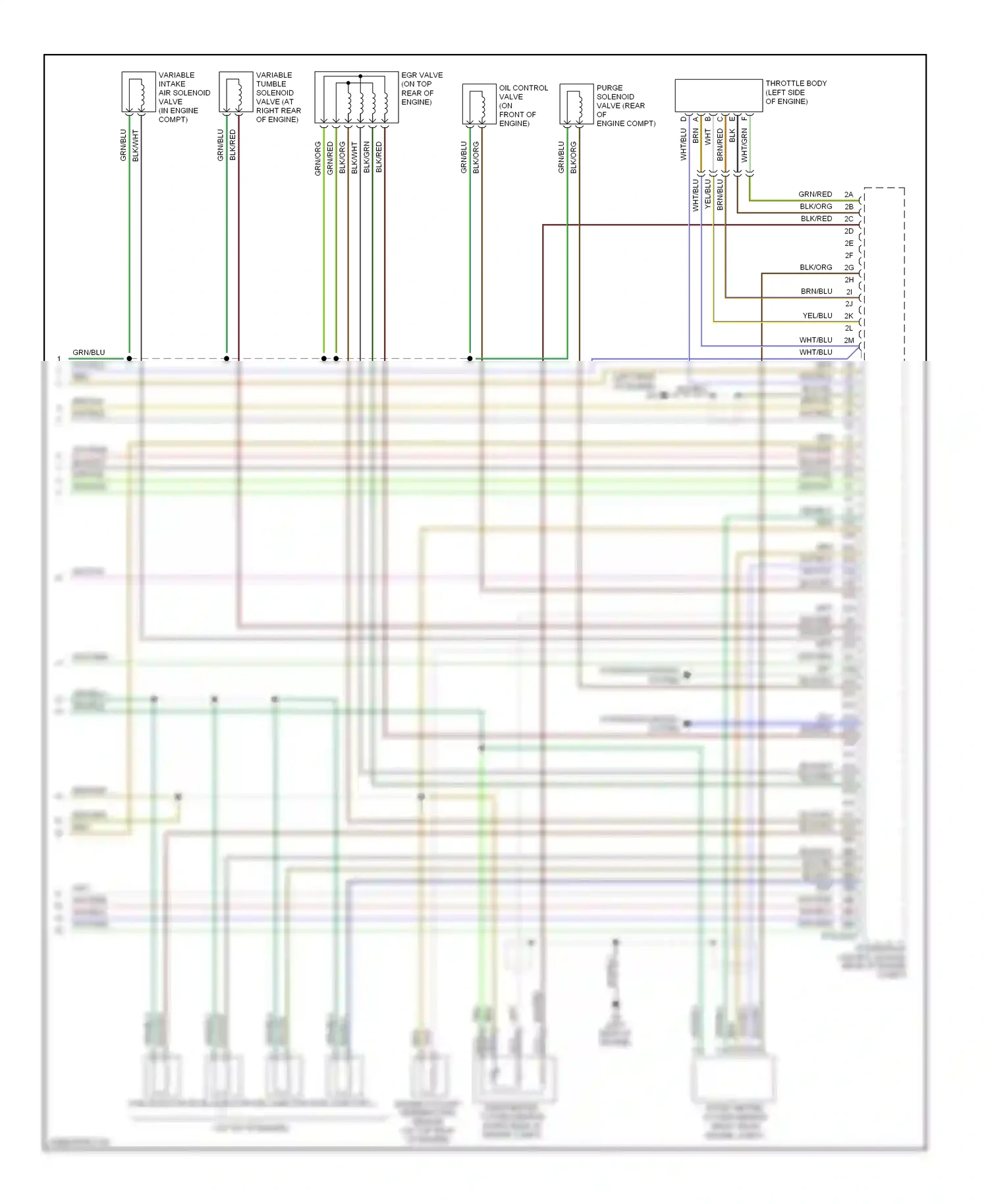Wiring diagram blk for Mazda 3 BK facelift (2006-2009) (22 of 66)