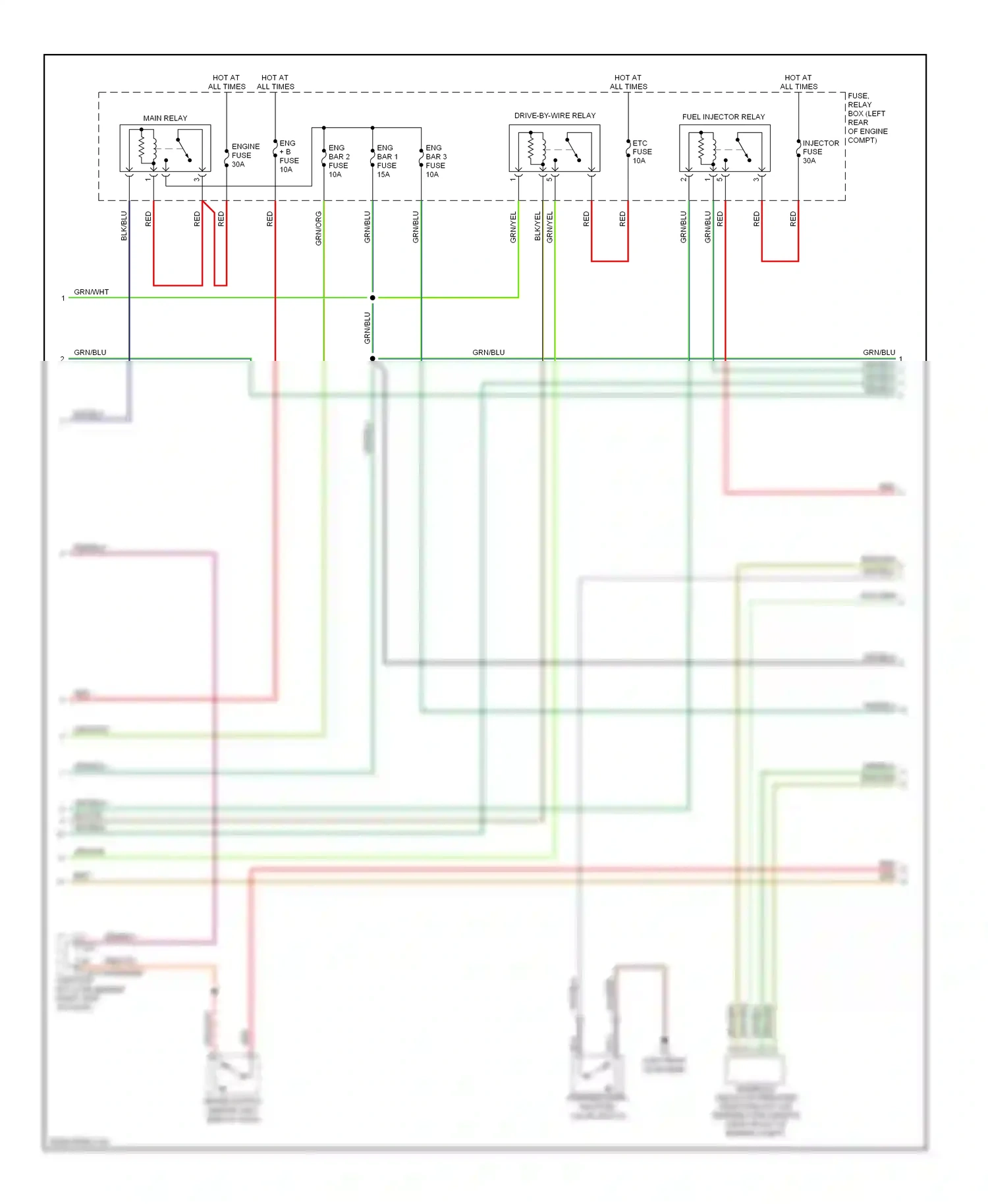 Wiring diagram blk/yel for Mazda 3 BK facelift (2006-2009) (29 of 45)