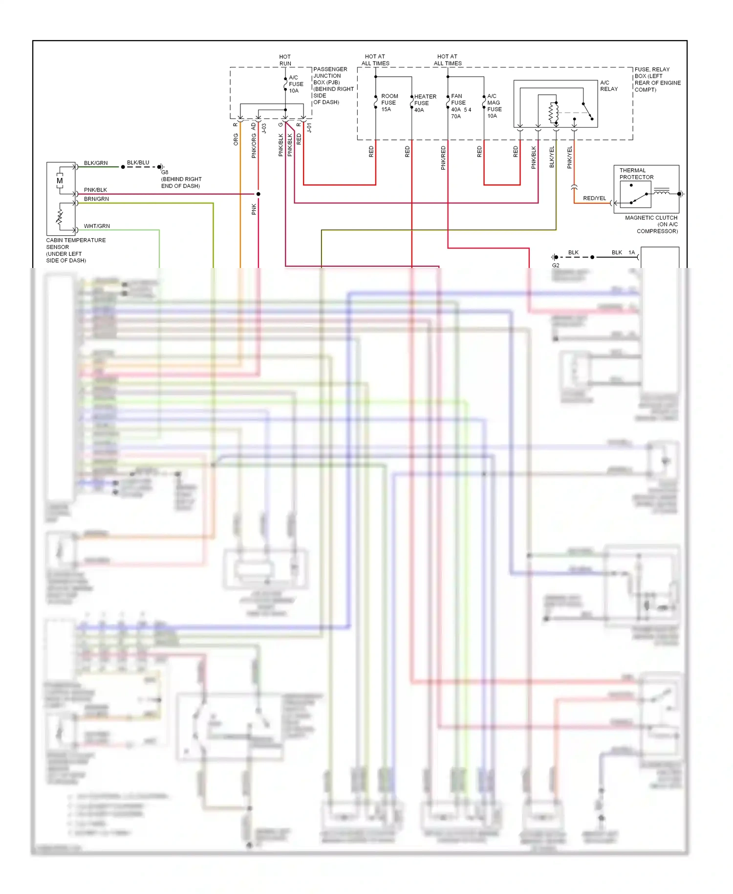 Mazda 3 BK facelift (2006-2009) cold wiring diagram  (1 of 1)