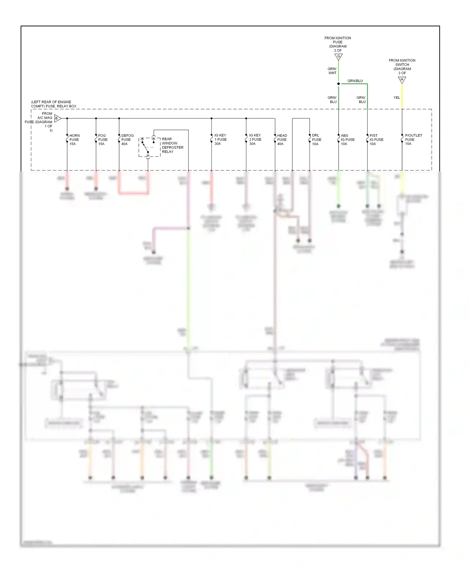 Wiring diagram j-03 for Mazda 3 BK facelift (2006-2009) (17 of 28)