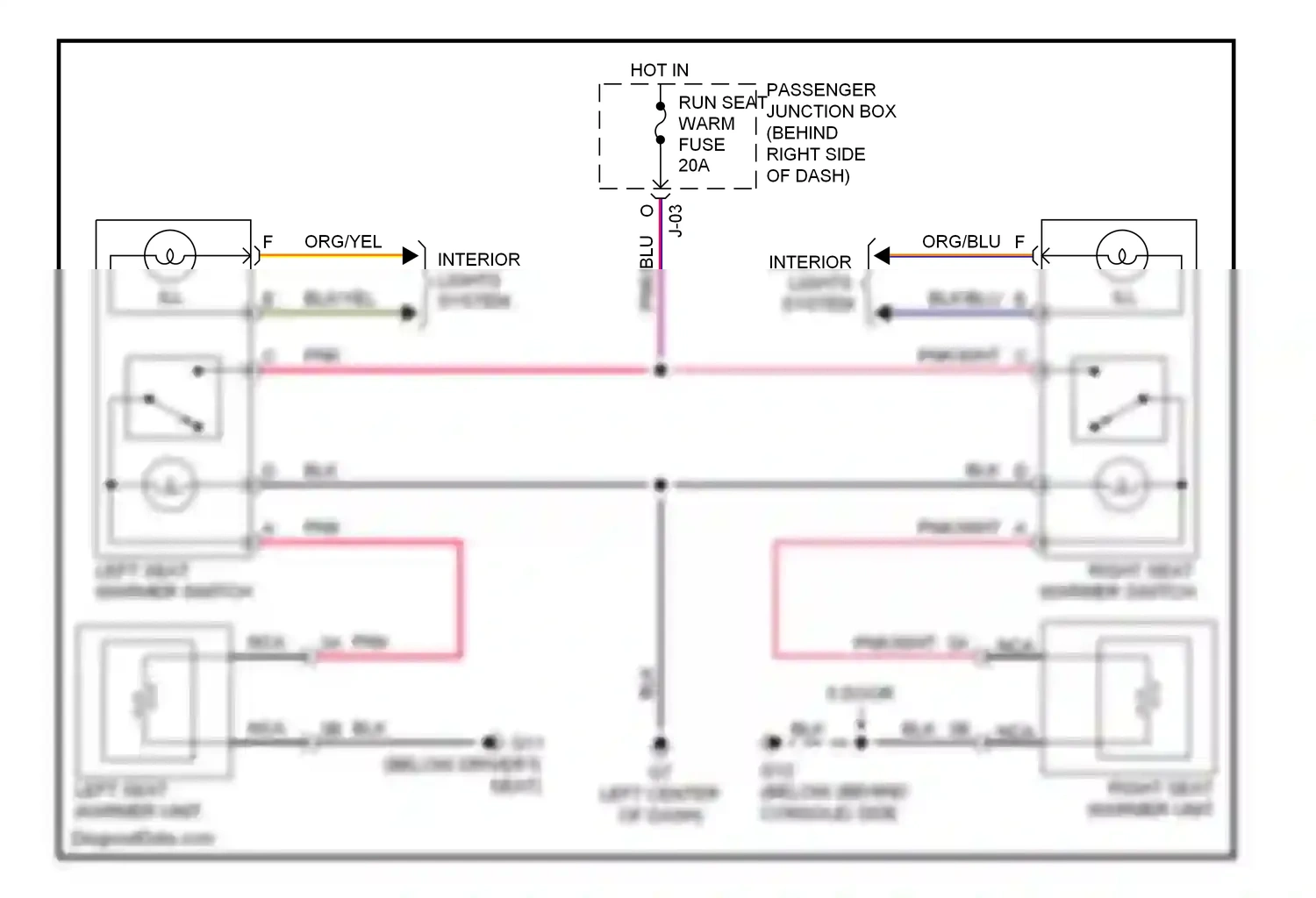Wiring diagram pnk for Mazda 3 BK facelift (2006-2009) (11 of 16)