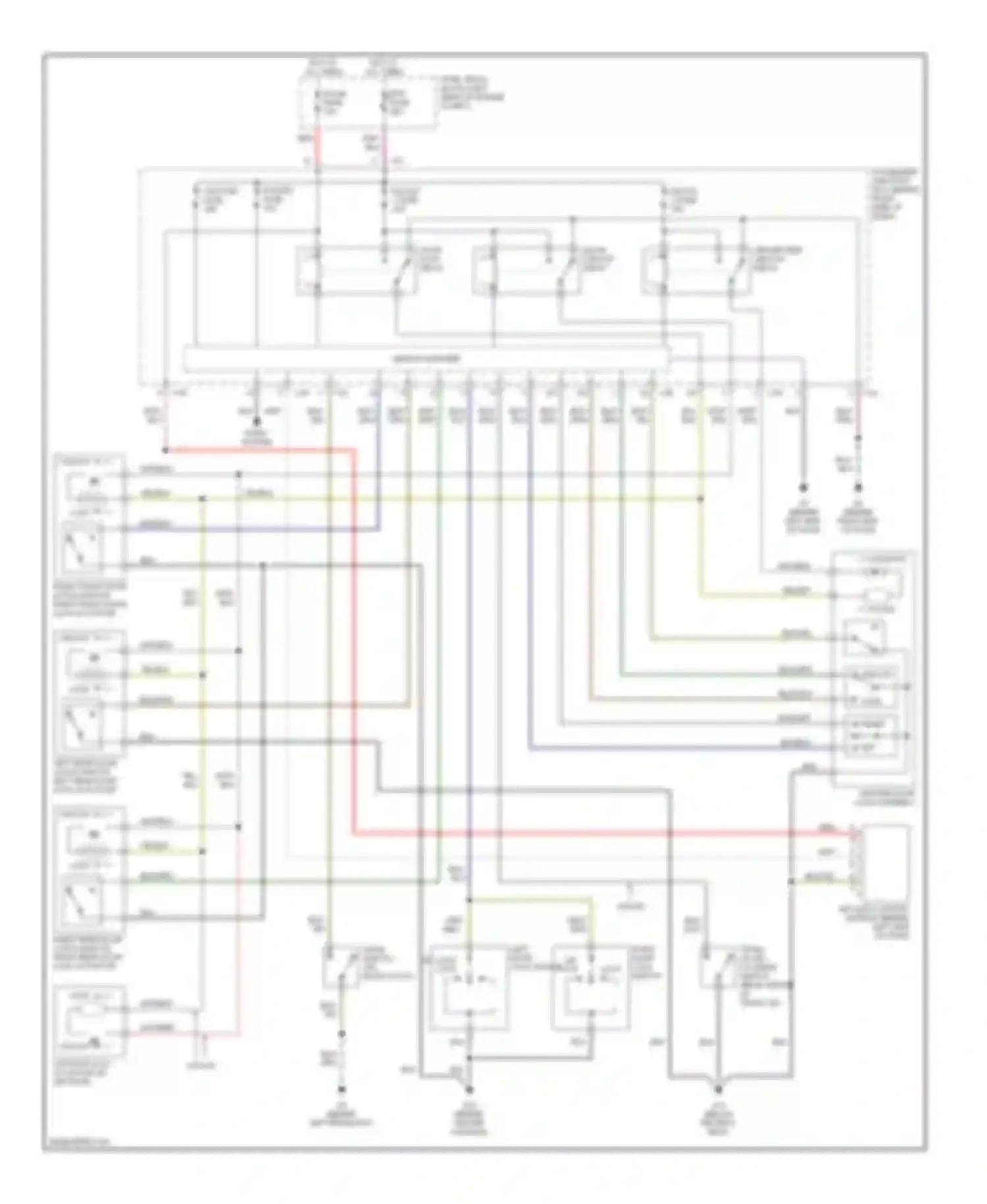 3 Mazda BK (2003-2006): Anti-theft alarm circuit