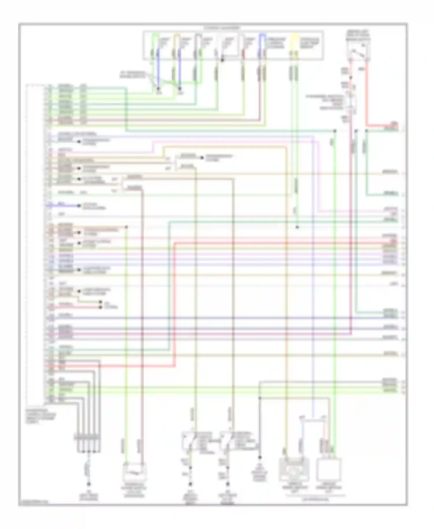 3 Mazda BK (2003-2006): Wiring diagram engine performance 2.3l, california (1 of 4)