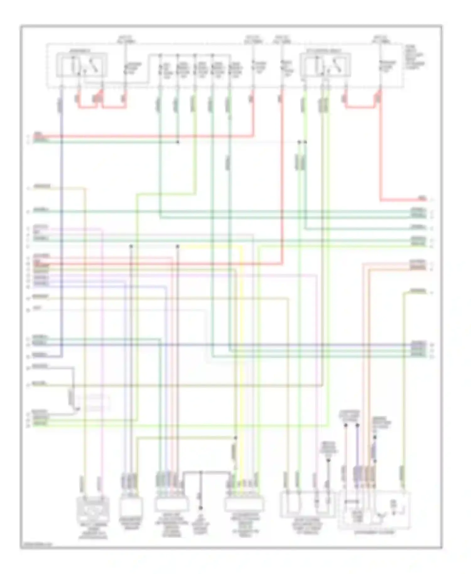 3 Mazda BK (2003-2006): Wiring diagram engine performance 2.3l, california (2 of 4)