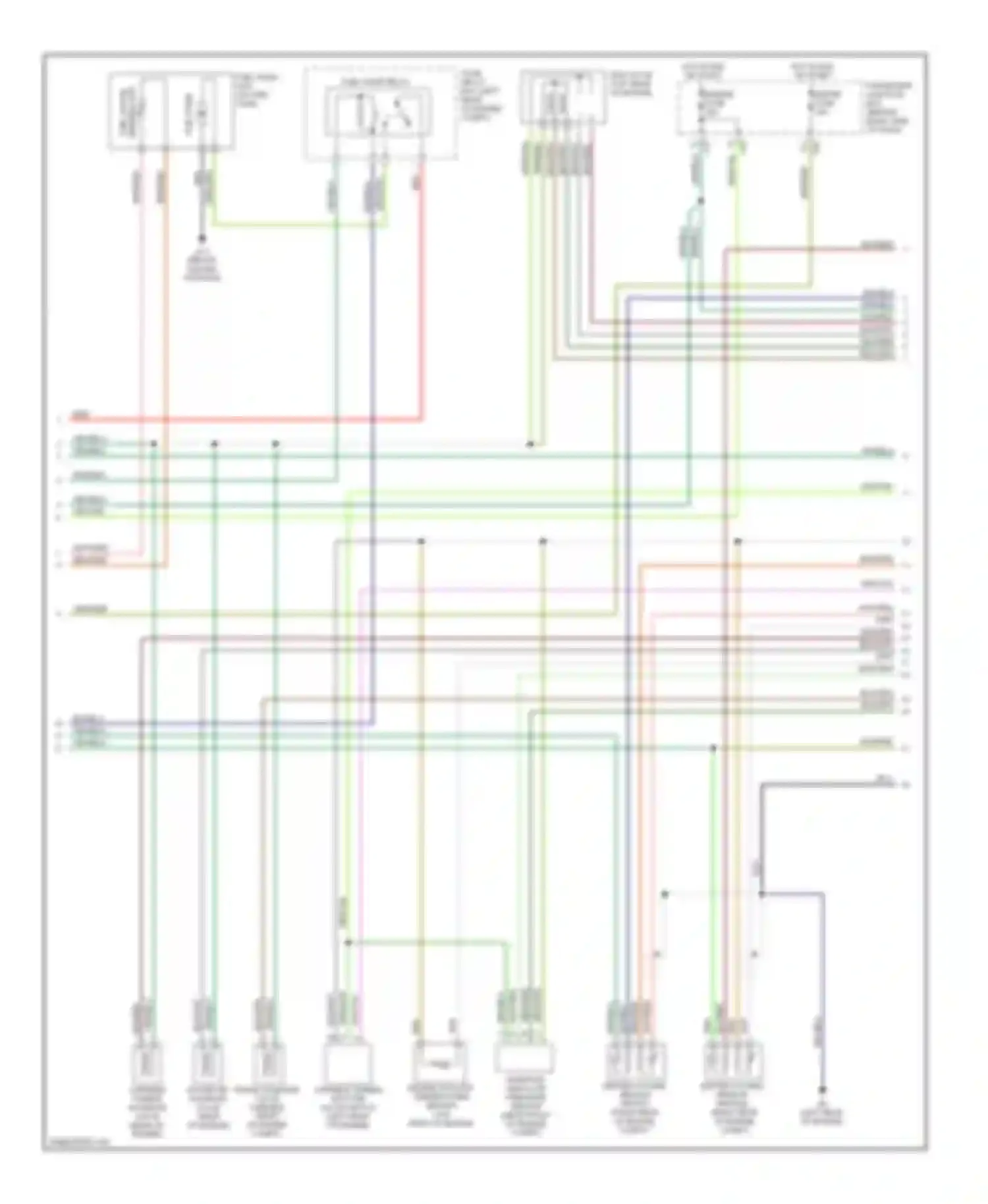 3 Mazda BK (2003-2006): Wiring diagram engine performance 2.3l, california (3 of 4)