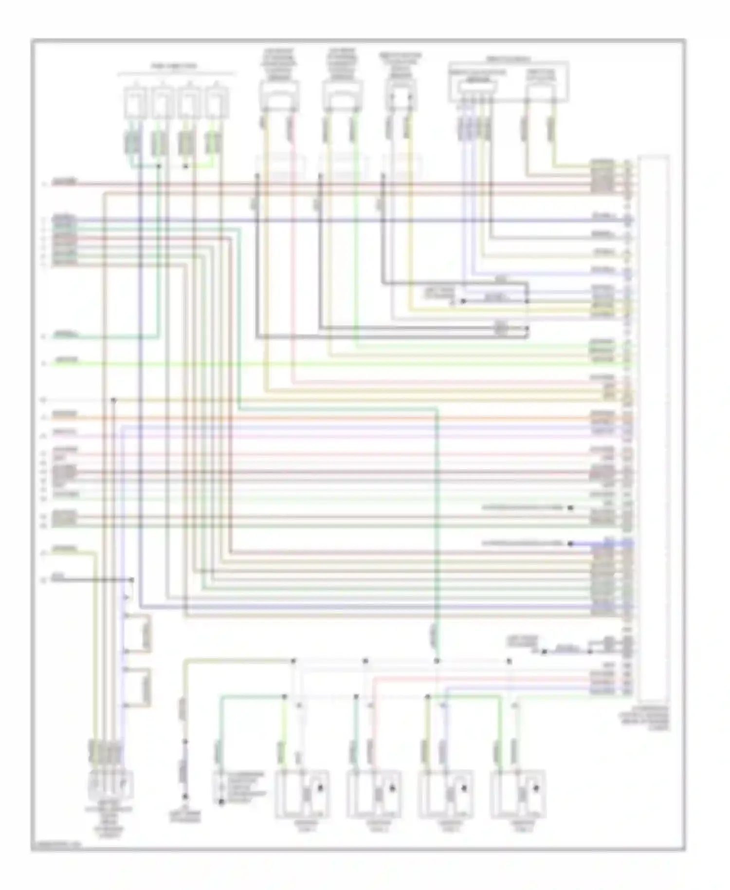 3 Mazda BK (2003-2006): Wiring diagram engine performance 2.3l, california (4 of 4)