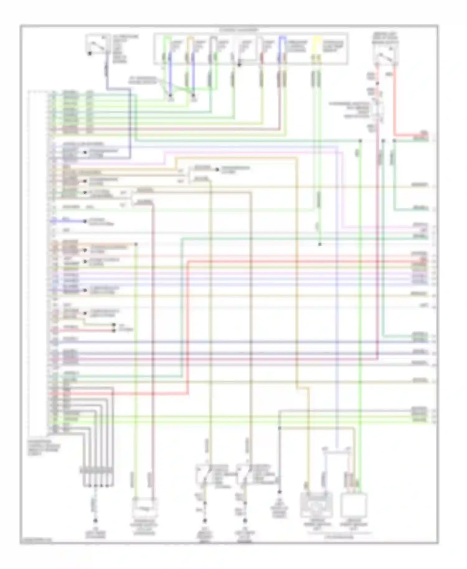 3 Mazda BK (2003-2006): Wiring diagram engine performance 2.3l, except california (1 of 4)