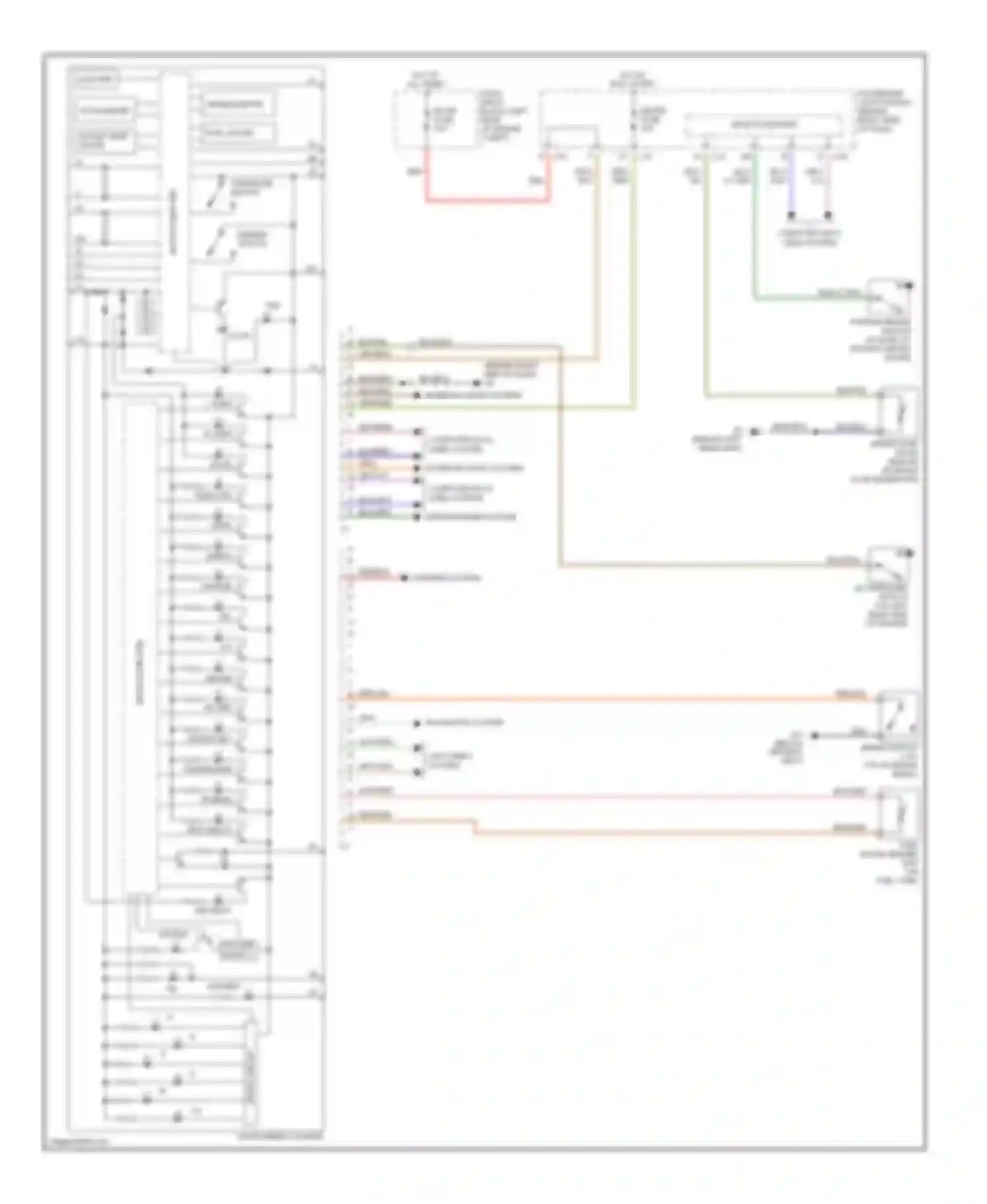 3 Mazda BK (2003-2006): Instrument cluster circuit