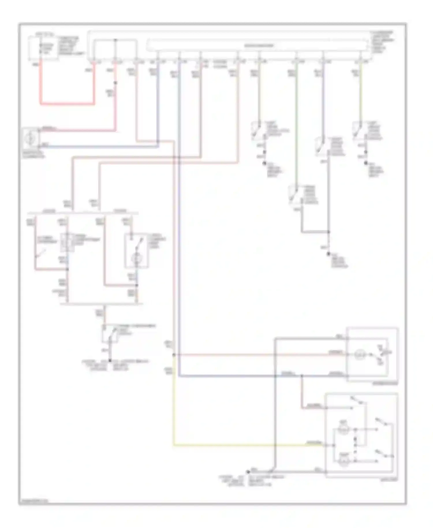 3 Mazda BK (2003-2006): Courtesy lamp circuit