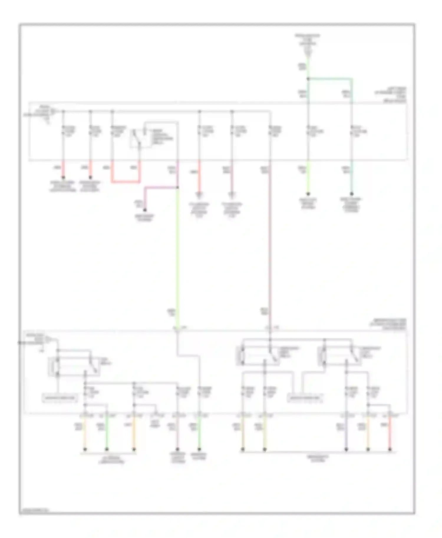 3 Mazda BK (2003-2006): Power distribution circuit (2 of 3)