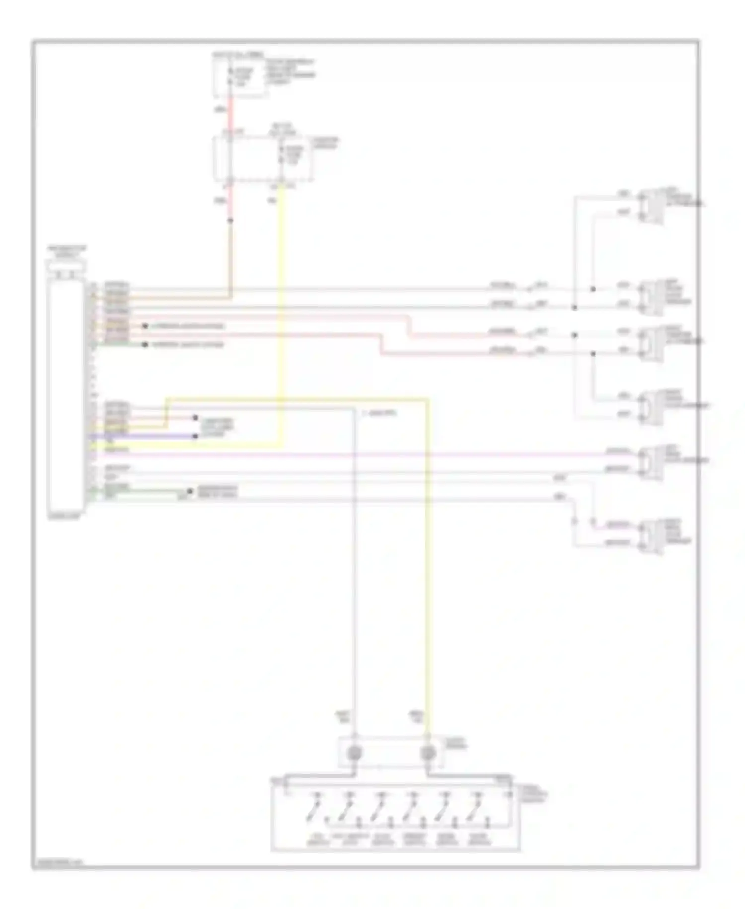 3 Mazda BK (2003-2006): Radio circuit, without navigation