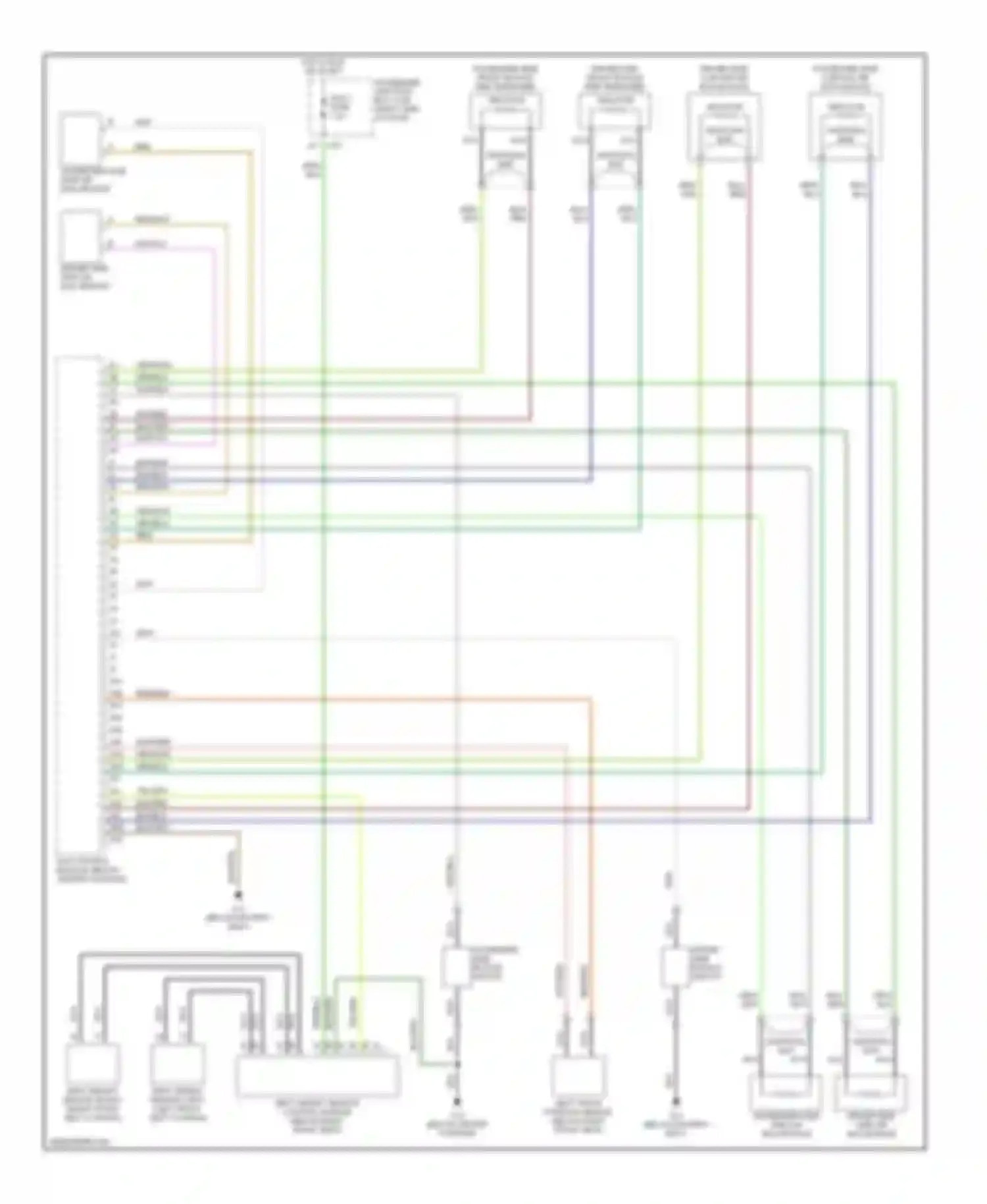 3 Mazda BK (2003-2006): Supplemental restraints circuit (1 of 2)