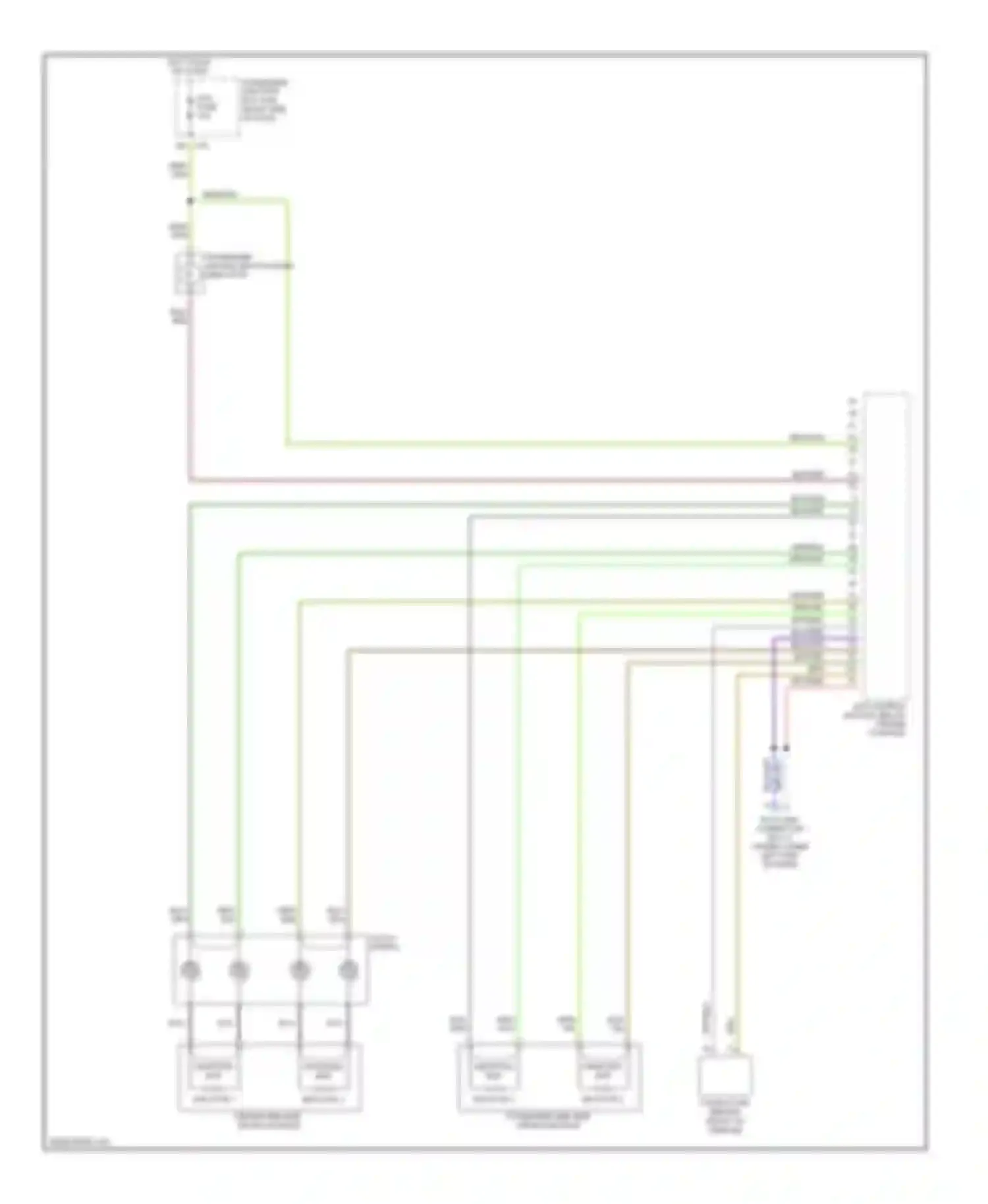 3 Mazda BK (2003-2006): Supplemental restraints circuit (2 of 2)