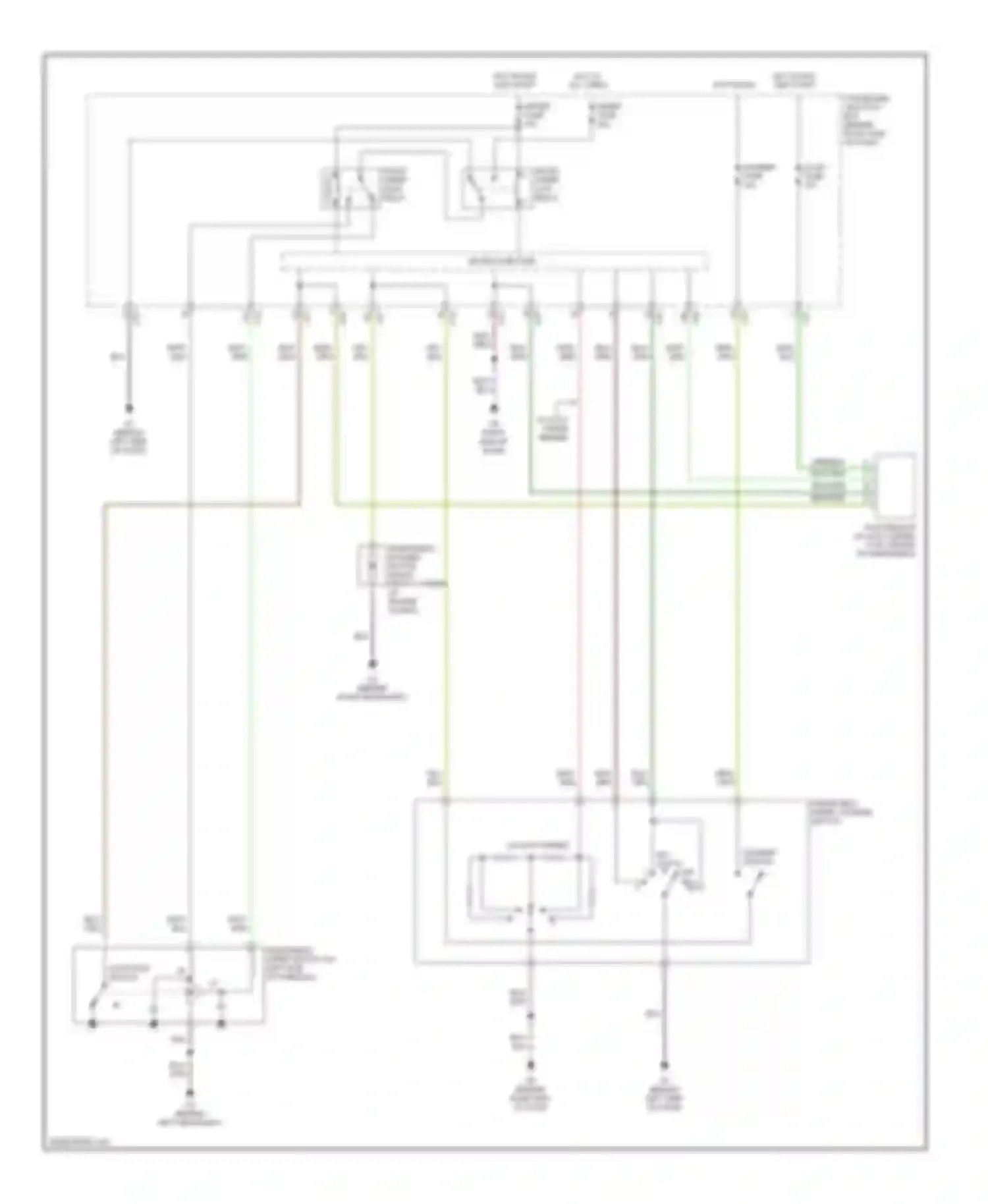 3 Mazda BK (2003-2006): Front wiper/washer circuit
